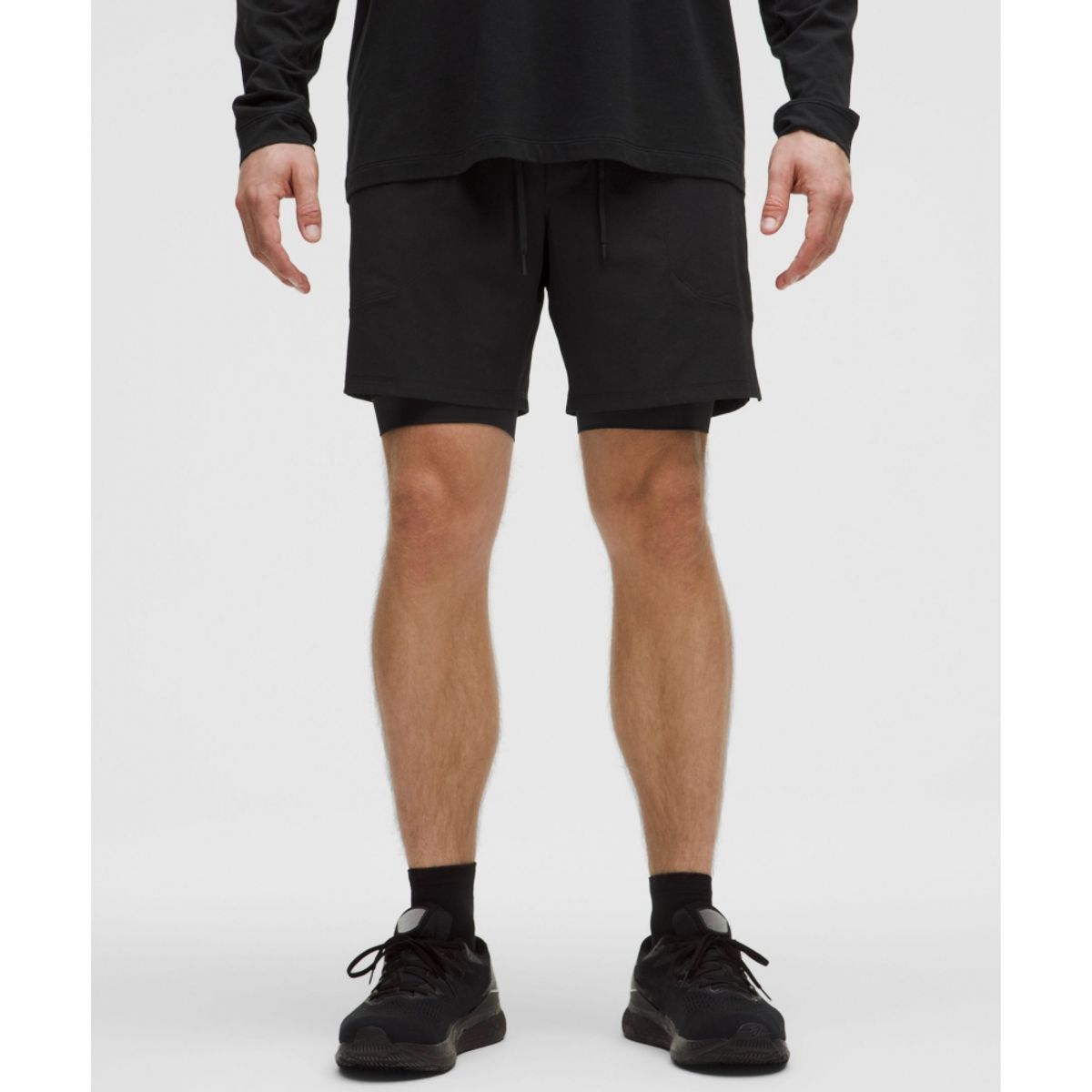 룰루레몬(LULULEMON) 라이선스 투 트레인 라인드 쇼츠 7inch *업데이트  BLK