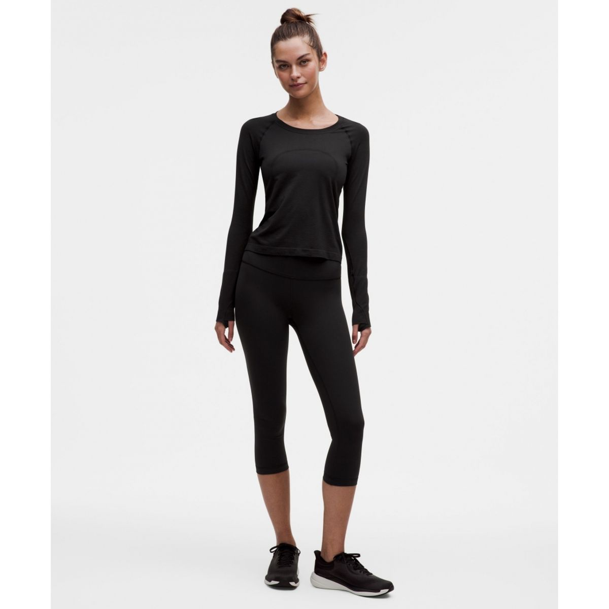 룰루레몬(LULULEMON) 원더 트레인 하이라이즈 크롭 21inch  BLK
