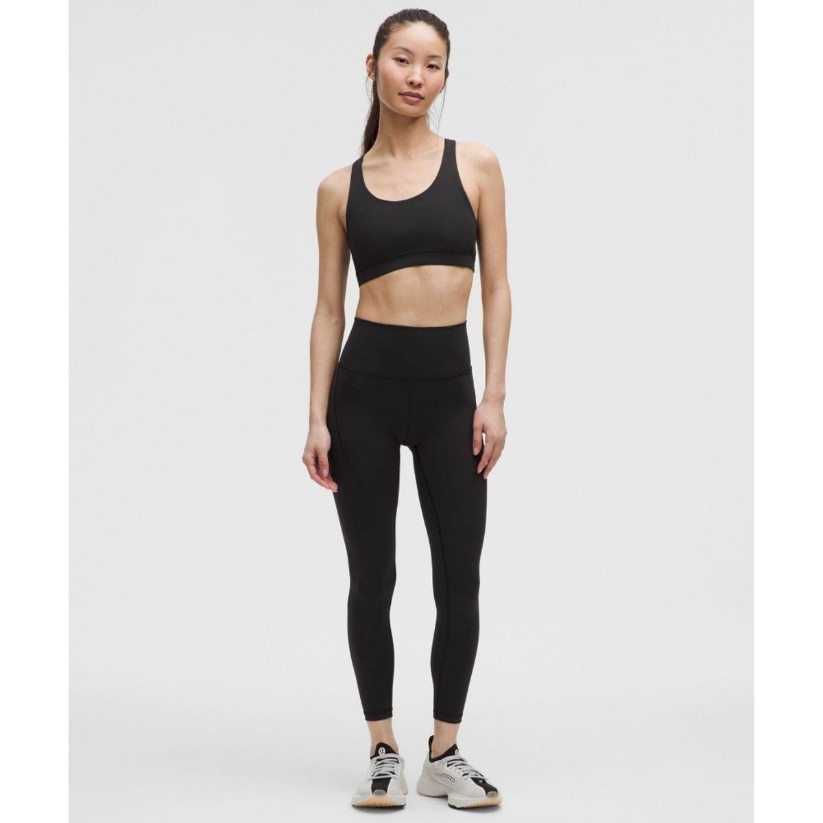 룰루레몬(LULULEMON) 원더 트레인 하이라이즈 타이츠 위드 포켓 24inch *아시아 핏  BLK