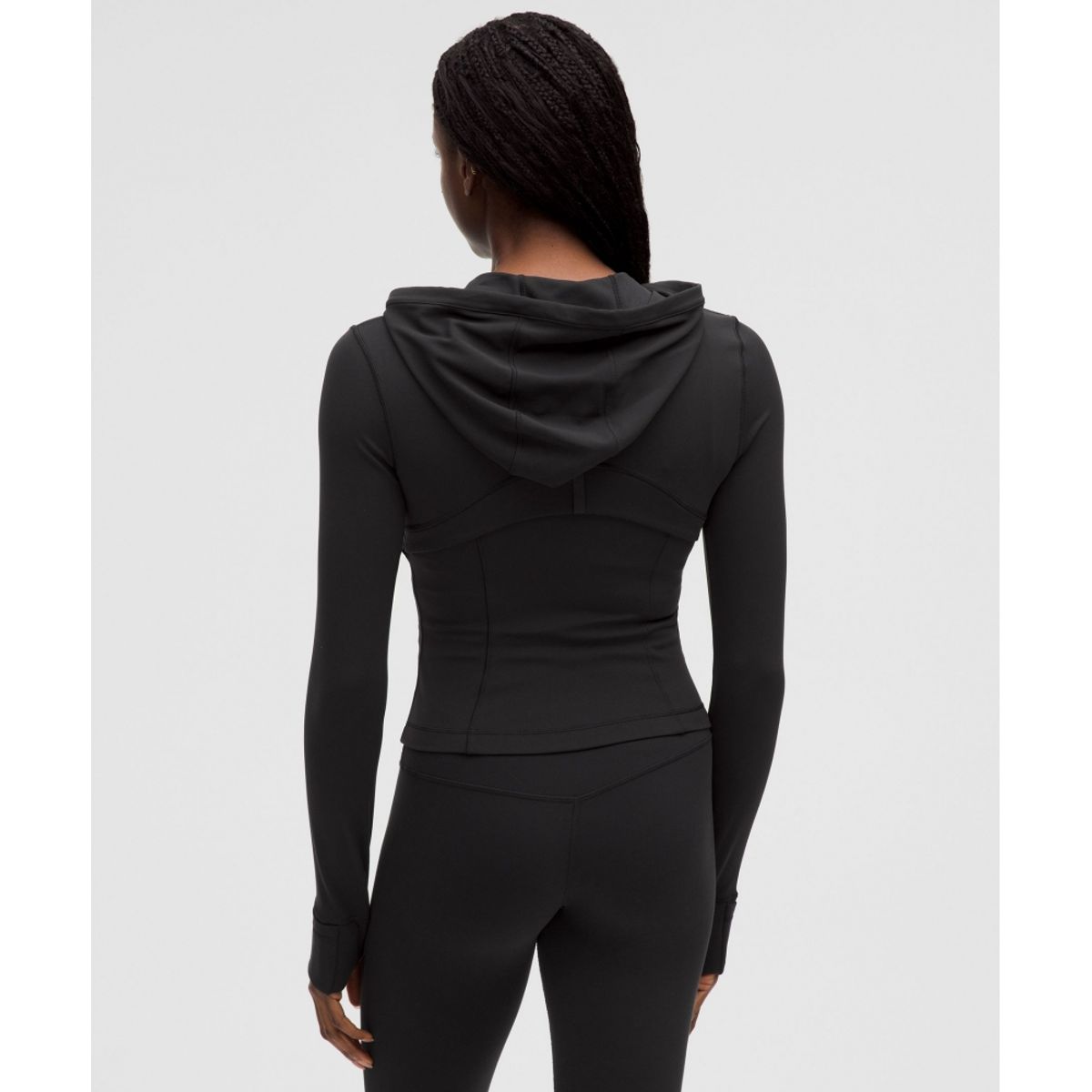룰루레몬(LULULEMON) 디파인 크롭 후드 재킷 *Nulu  BLK