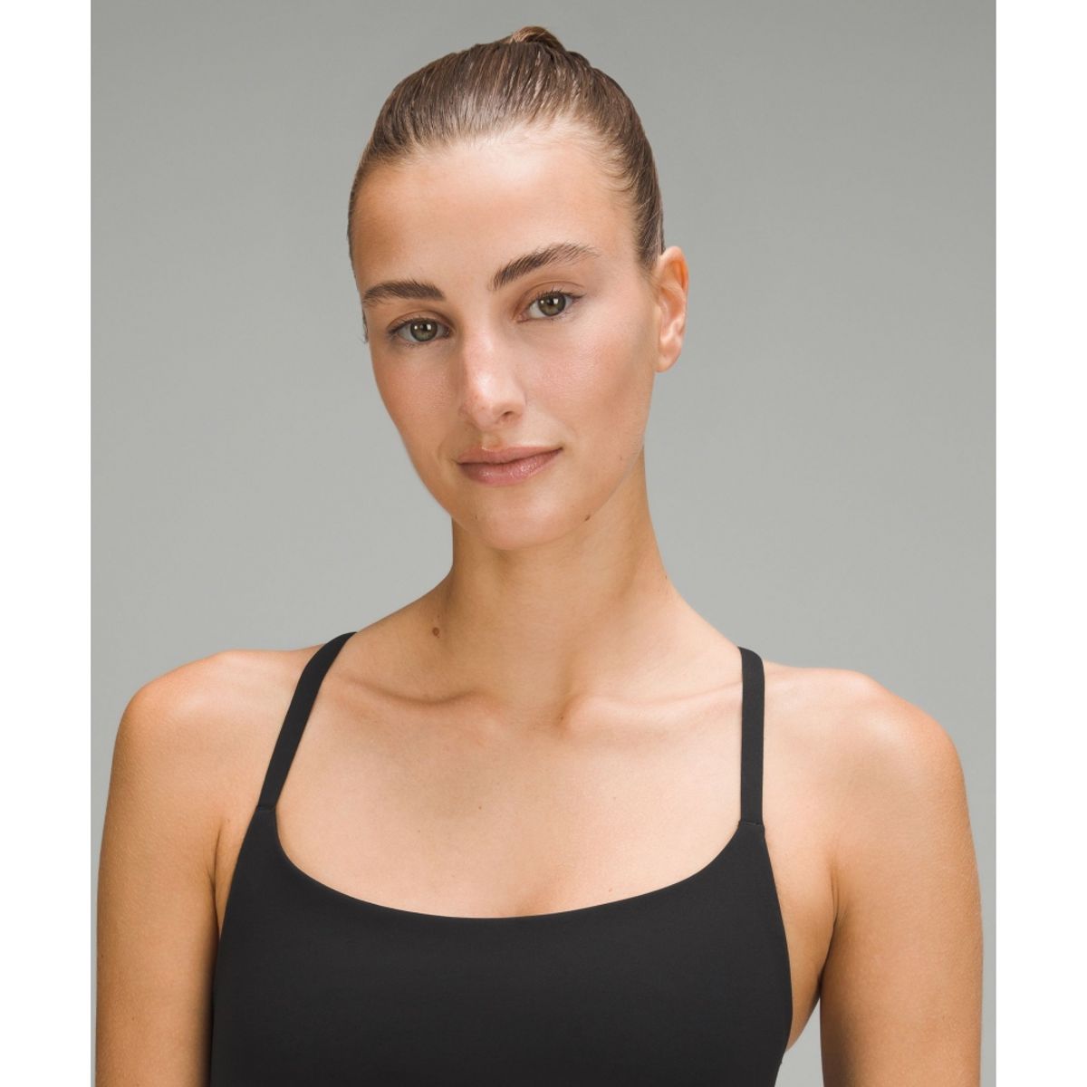 룰루레몬(LULULEMON) 원더 트레인 스트래피 레이서 브라 *라이트 서포트, A B컵  BLK