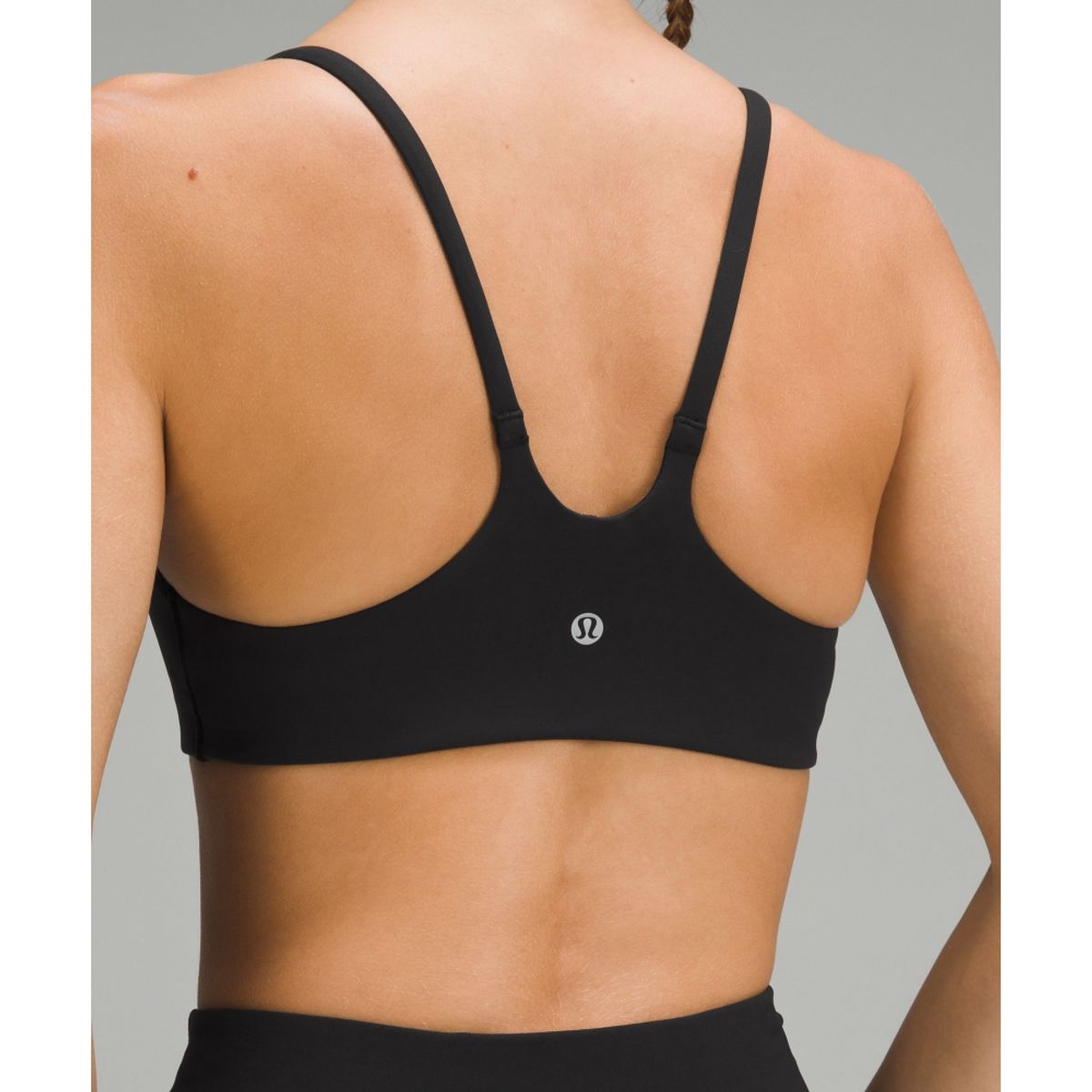 룰루레몬(LULULEMON) 원더 트레인 스트래피 레이서 브라 *라이트 서포트, A B컵  BLK