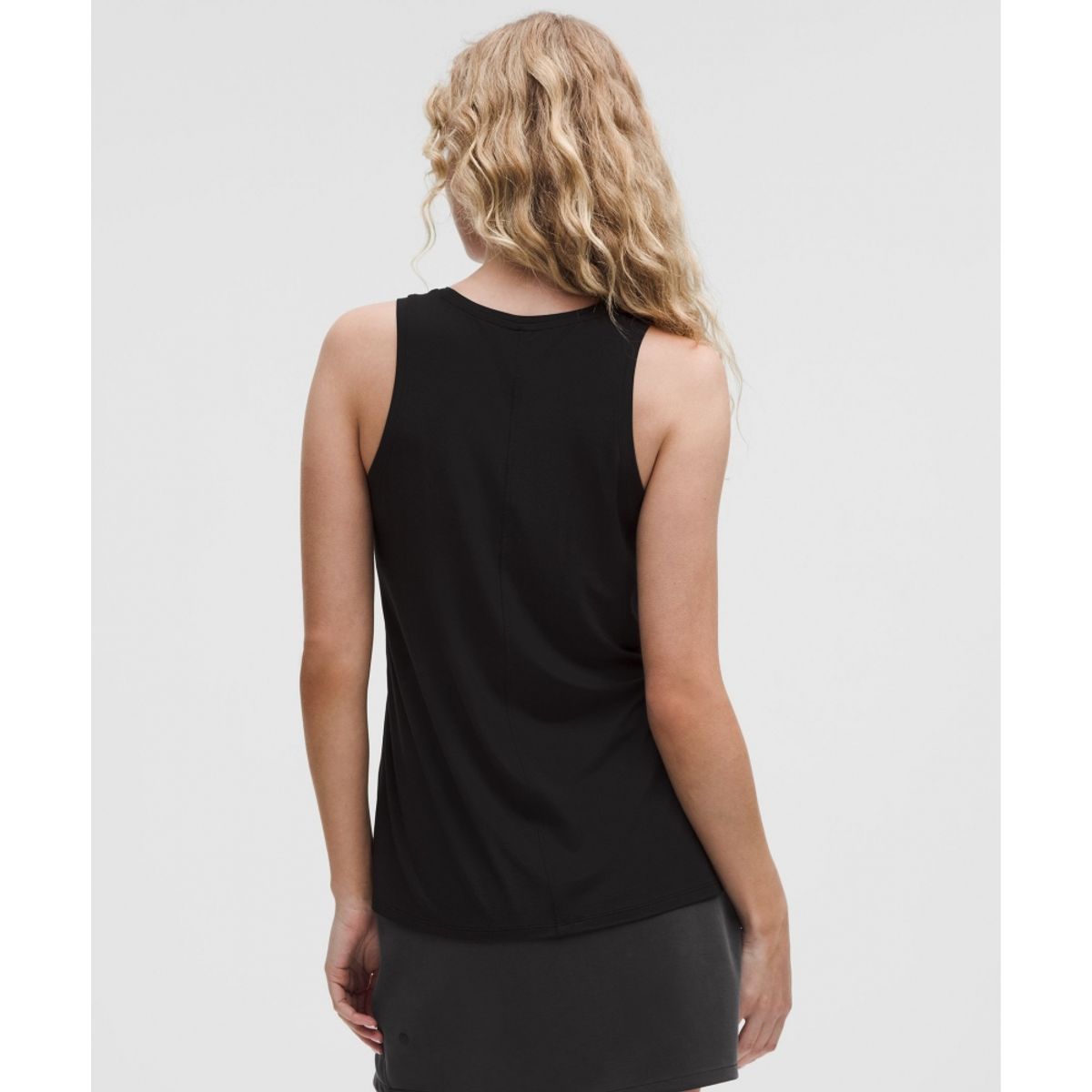 룰루레몬(LULULEMON) 실키어필 사이드 슬릿 탱크탑  BLK