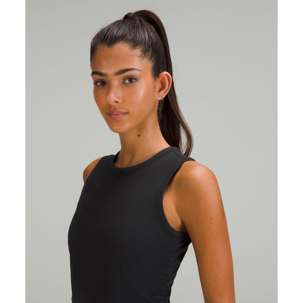 룰루레몬(LULULEMON) 올 잇 테익스 리브드 Nulu 탱크탑  BLK