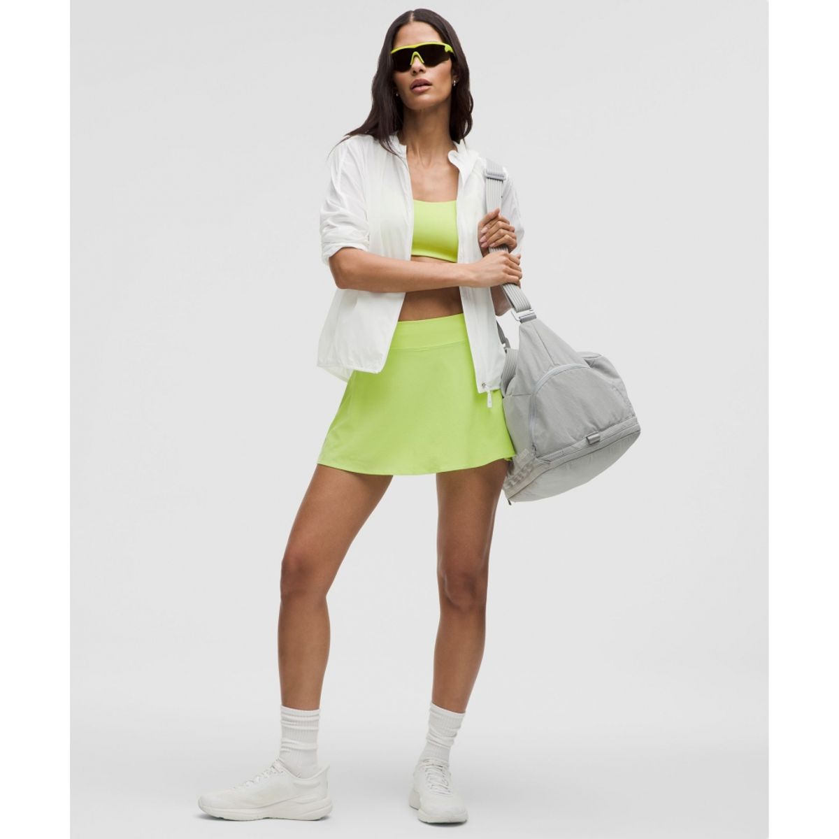 룰루레몬(LULULEMON) 브리더블 라이트웨이트 트레이닝 재킷  WHT