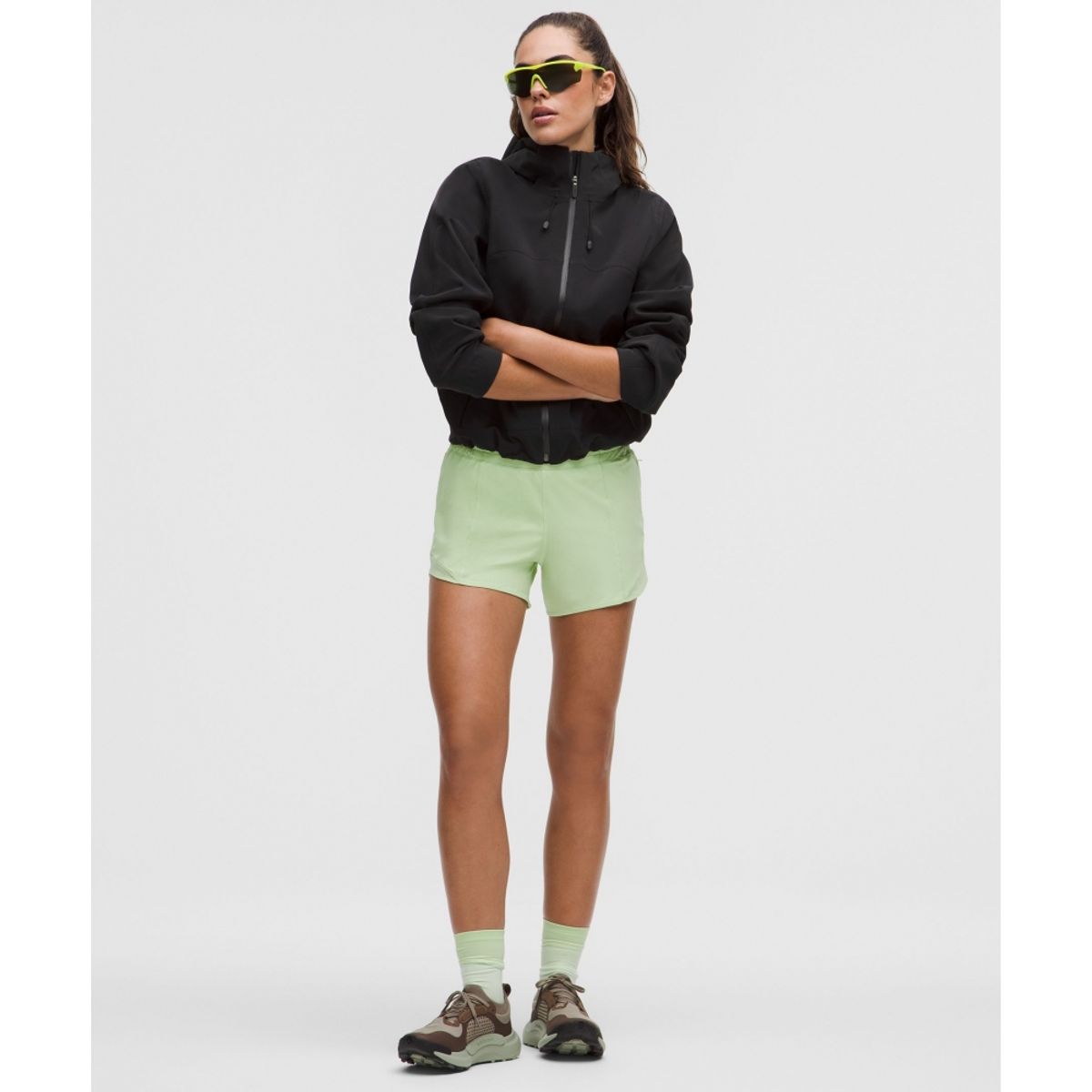 룰루레몬(LULULEMON) 우먼스 크로스 칠 시티 투 트레일 재킷  BLK