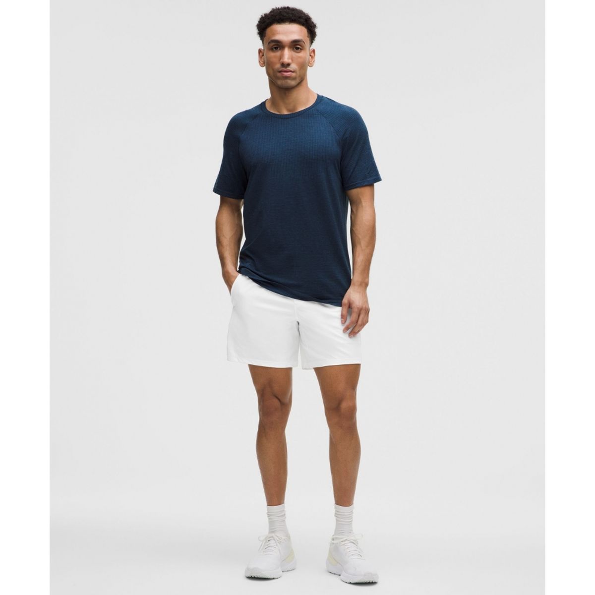 룰루레몬(LULULEMON) 페이스 브레이커 라이너리스 쇼츠 7inch  WHT