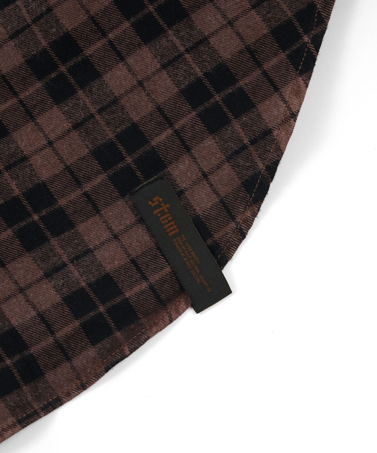 스티그마(STIGMA) PIGMENT CROP OVER SHIRTS BROWN