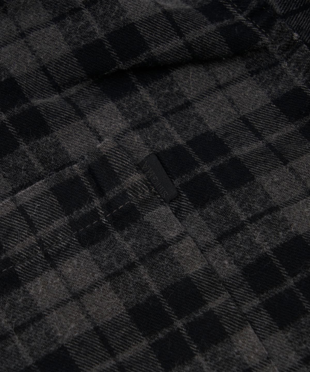 스티그마(STIGMA) PIGMENT CROP OVER SHIRTS CHARCOAL