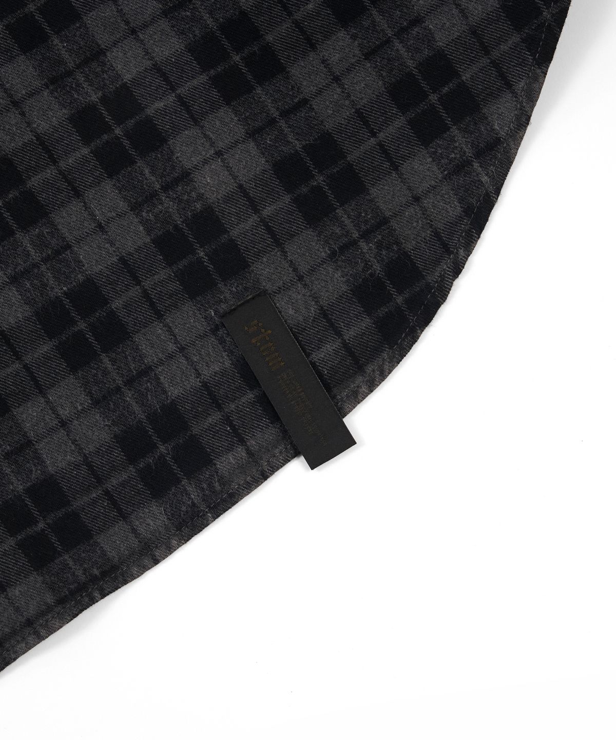 스티그마(STIGMA) PIGMENT CROP OVER SHIRTS CHARCOAL