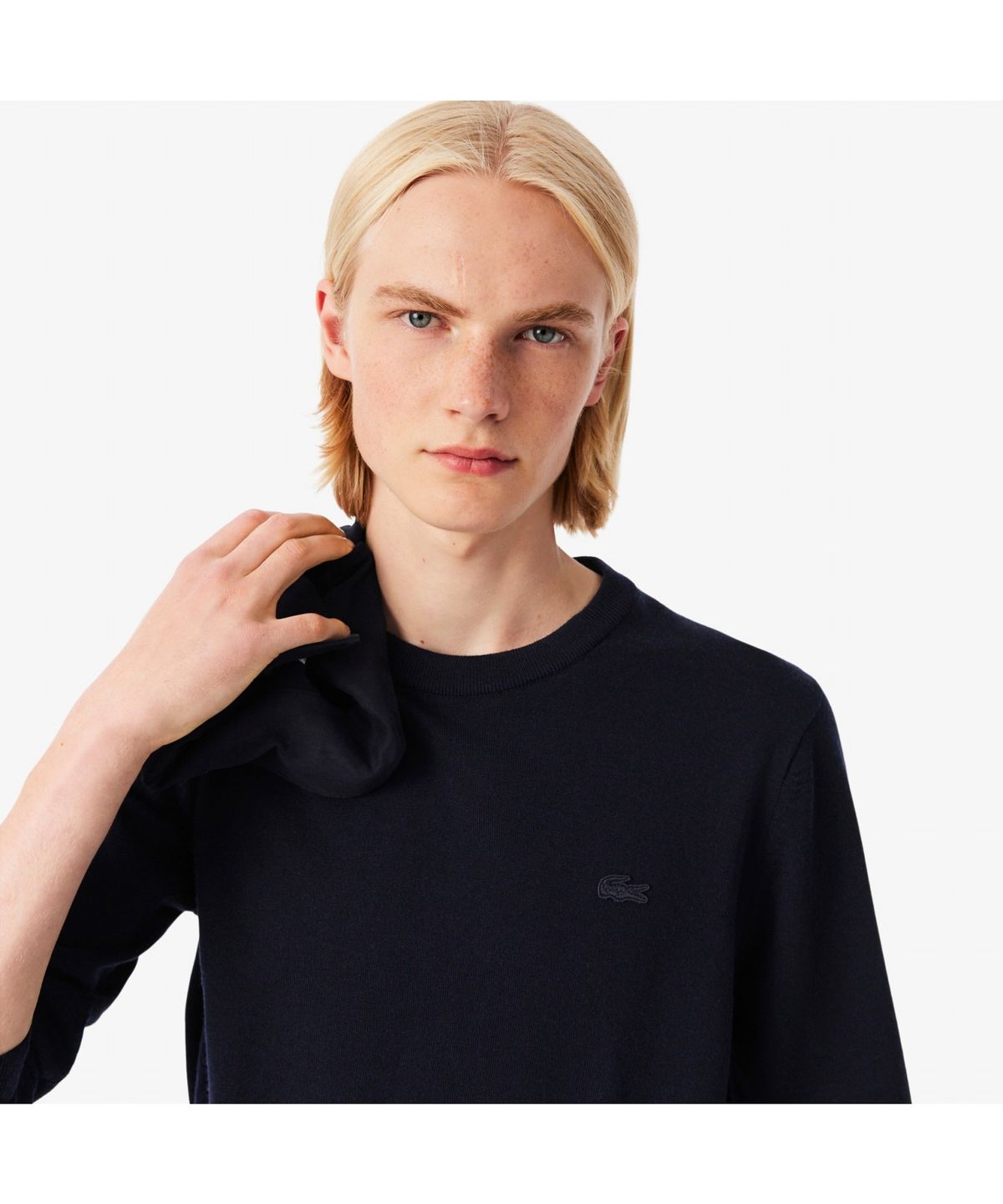 라코스테(LACOSTE) 남성 메리노울 크루넥 스웨터 AH1969-55N 166