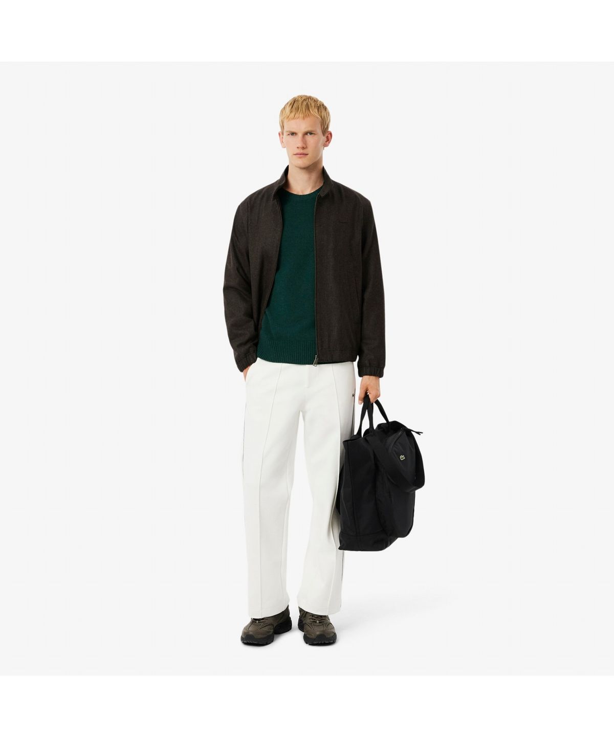 라코스테(LACOSTE) 남성 방모 크루넥 스웨터 AH2916-55N YZP