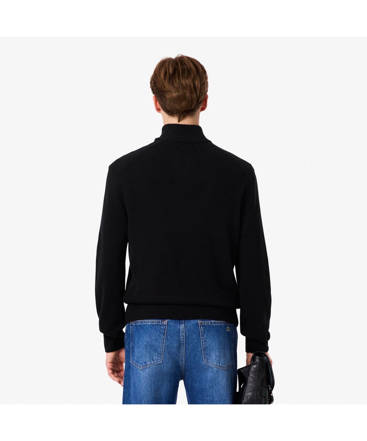 라코스테(LACOSTE) 남성 방모 반집업 스웨터 AH3052-55N 031