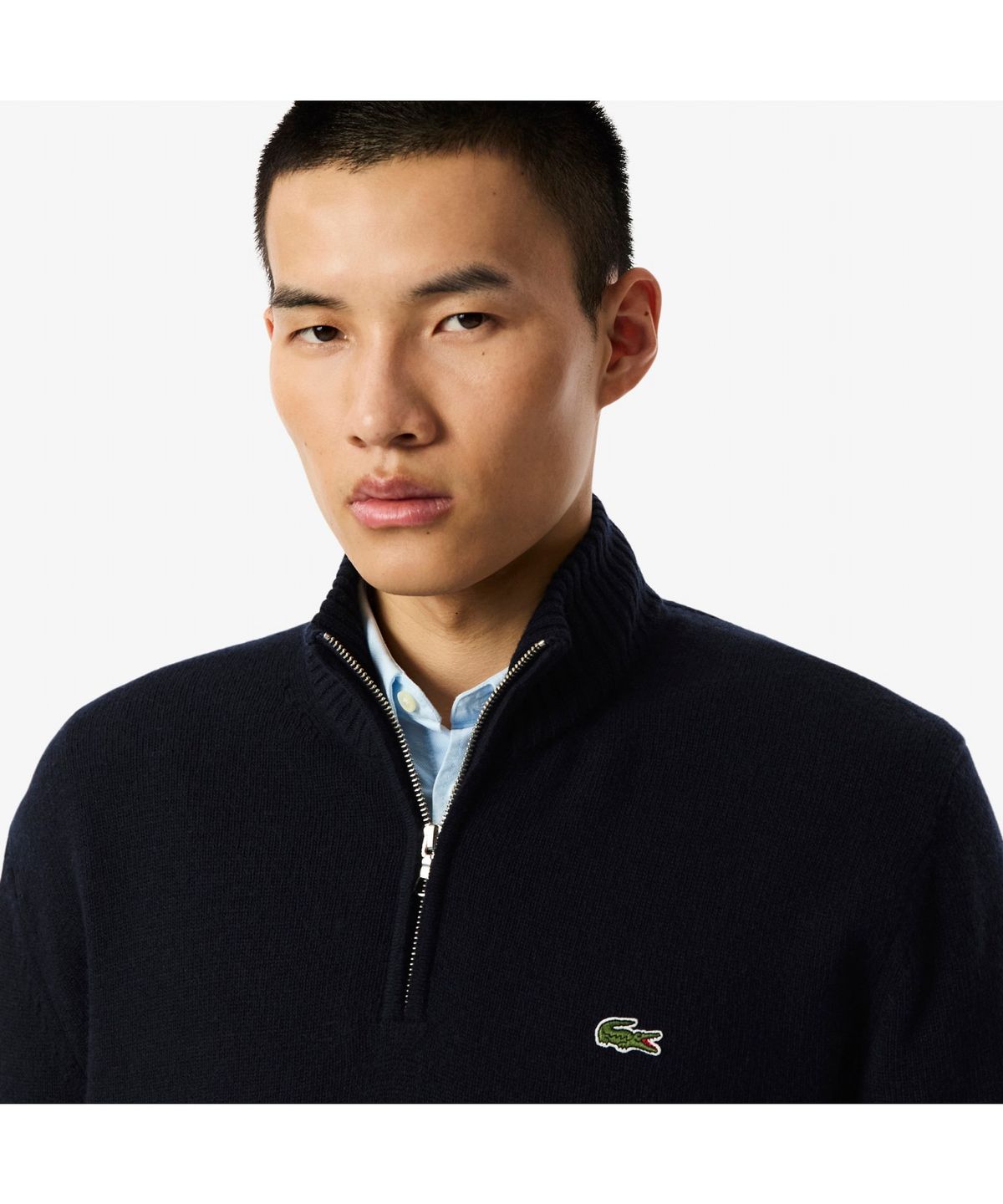 라코스테(LACOSTE) 남성 방모 반집업 스웨터 AH3052-55N 166