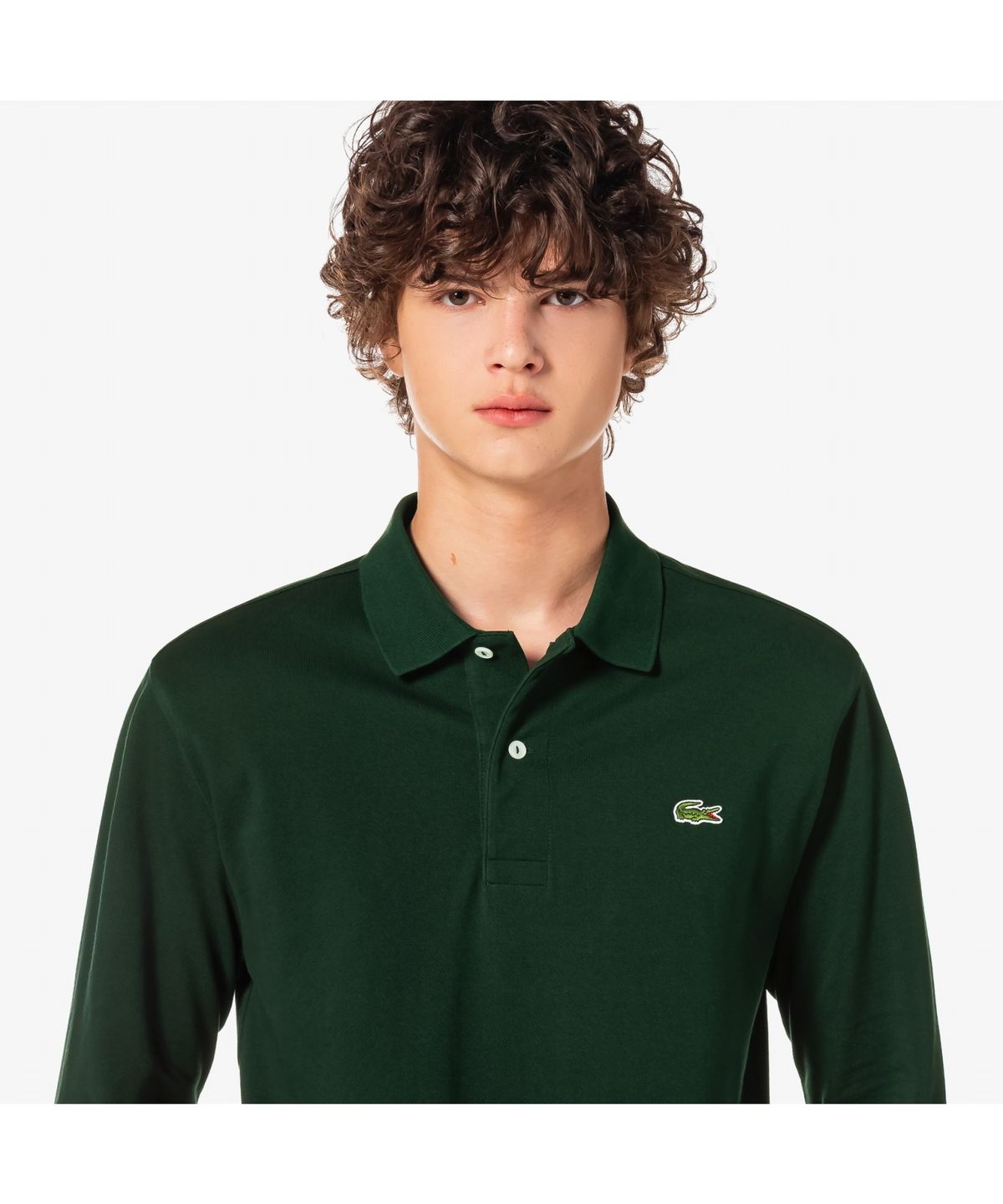 라코스테(LACOSTE) 남성 프렌치 레귤러핏 긴팔 베이직 폴로셔츠 PH732E-55N YZP