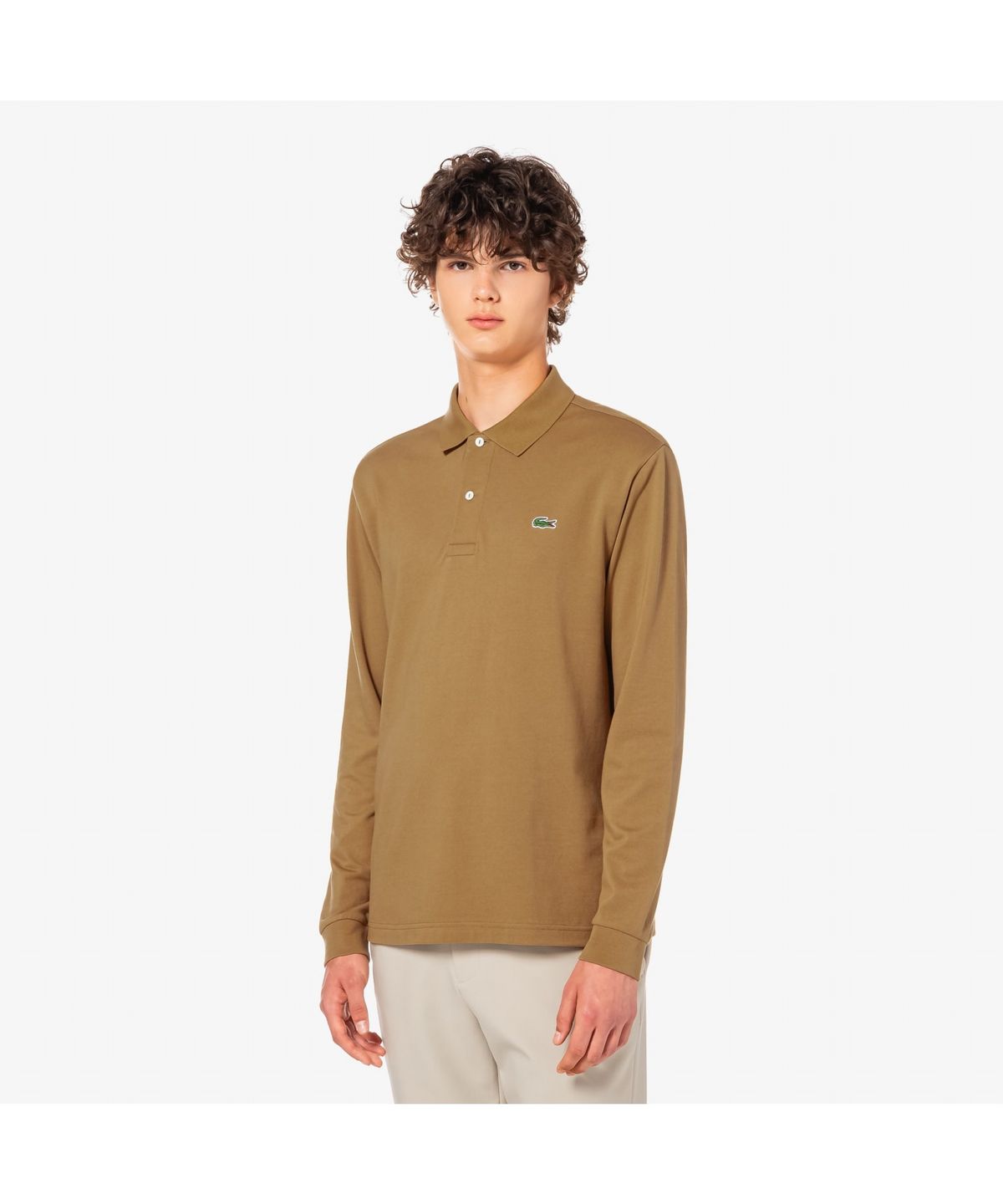 라코스테(LACOSTE) 남성 프렌치 레귤러핏 긴팔 베이직 폴로셔츠 PH732E-55N DPC