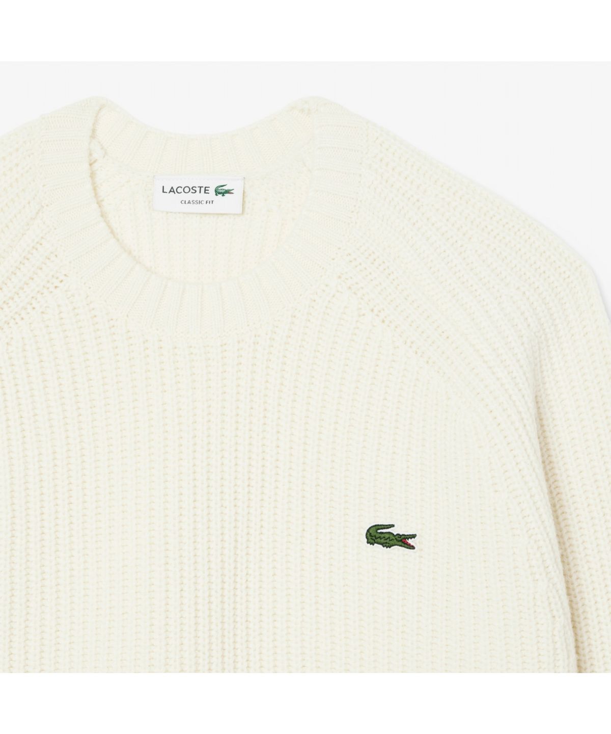 라코스테(LACOSTE) 남성 립조직 크루넥 스웨터 AH3142-55N XFJ