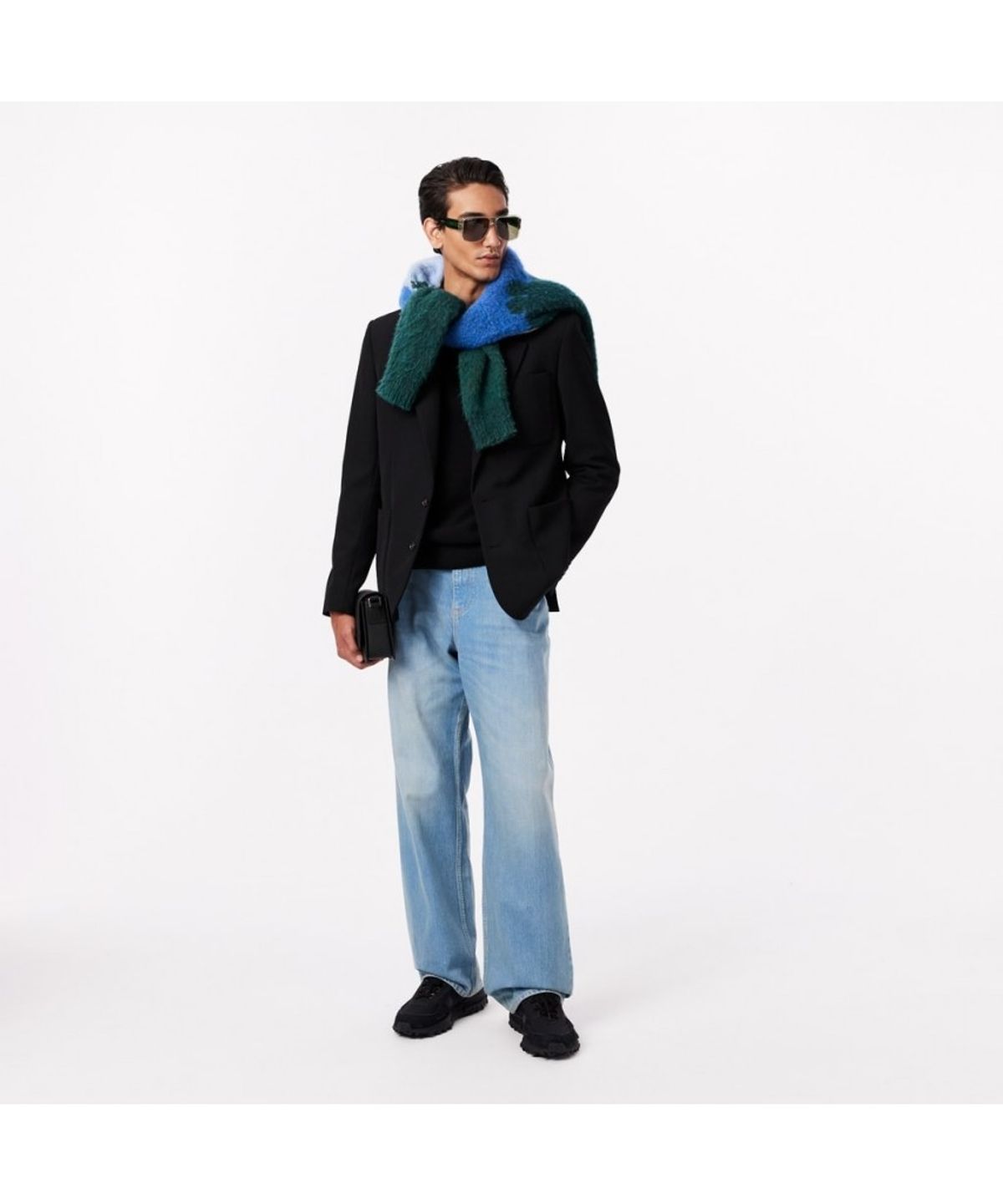 라코스테(LACOSTE) 남성 울코튼 반집업 카라 스웨터 AH5187-55N 031