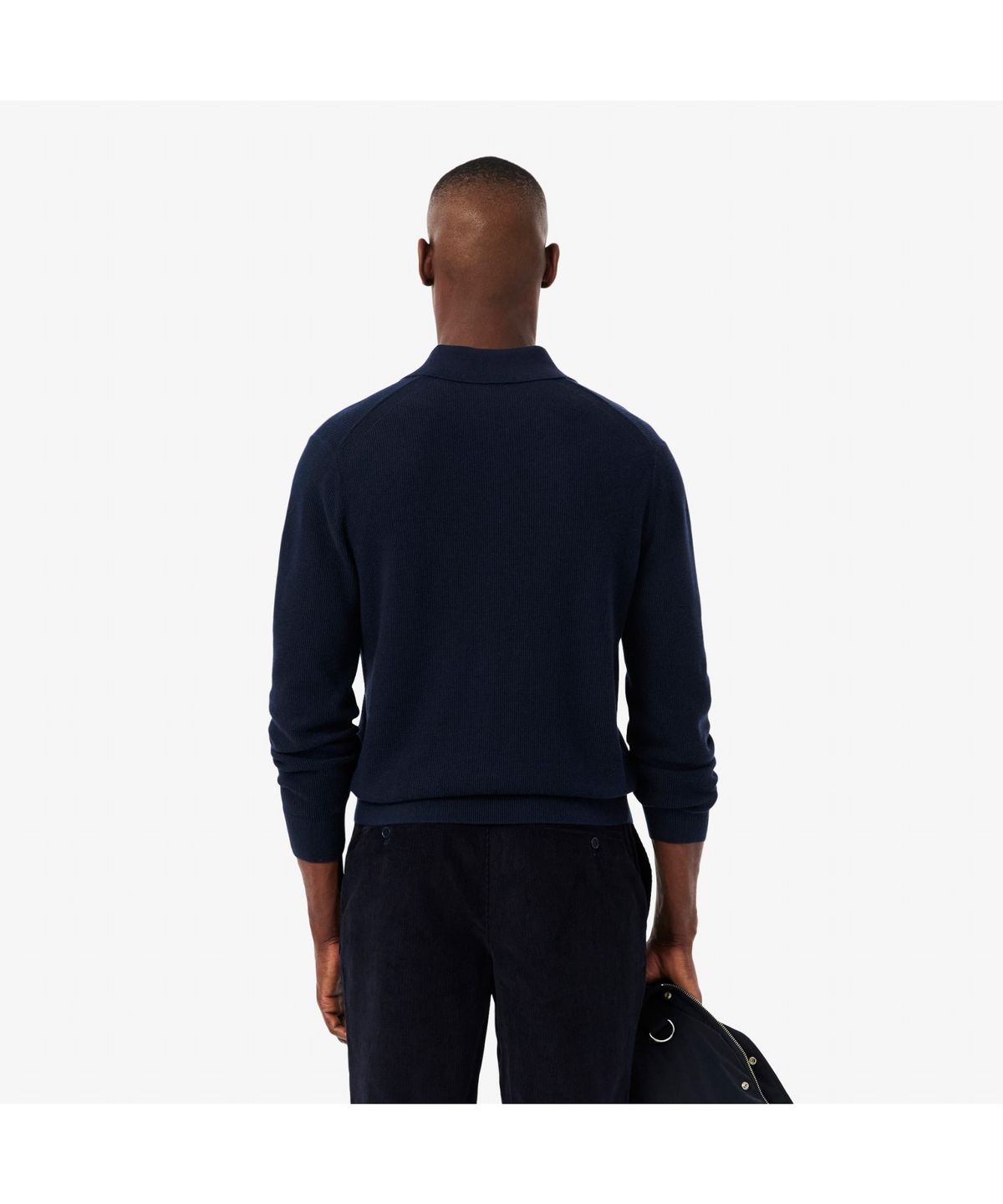 라코스테(LACOSTE) 남성 울코튼 반집업 카라 스웨터 AH5187-55N 166