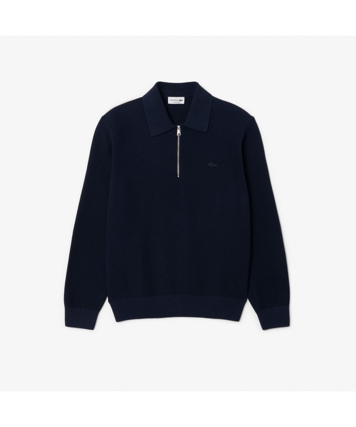 라코스테(LACOSTE) 남성 울코튼 반집업 카라 스웨터 AH5187-55N 166