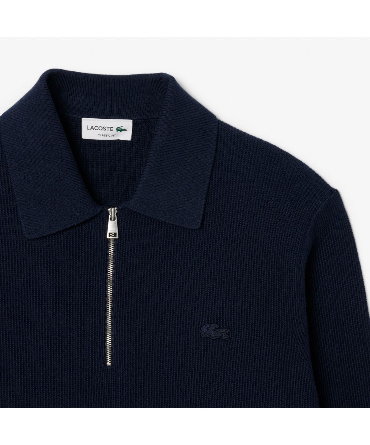 라코스테(LACOSTE) 남성 울코튼 반집업 카라 스웨터 AH5187-55N 166