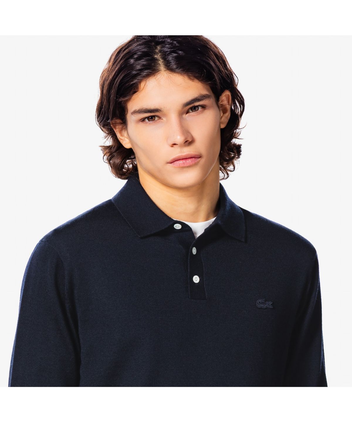 라코스테(LACOSTE) 남성 긴팔 폴로 스웨터 AH880E-55N 166