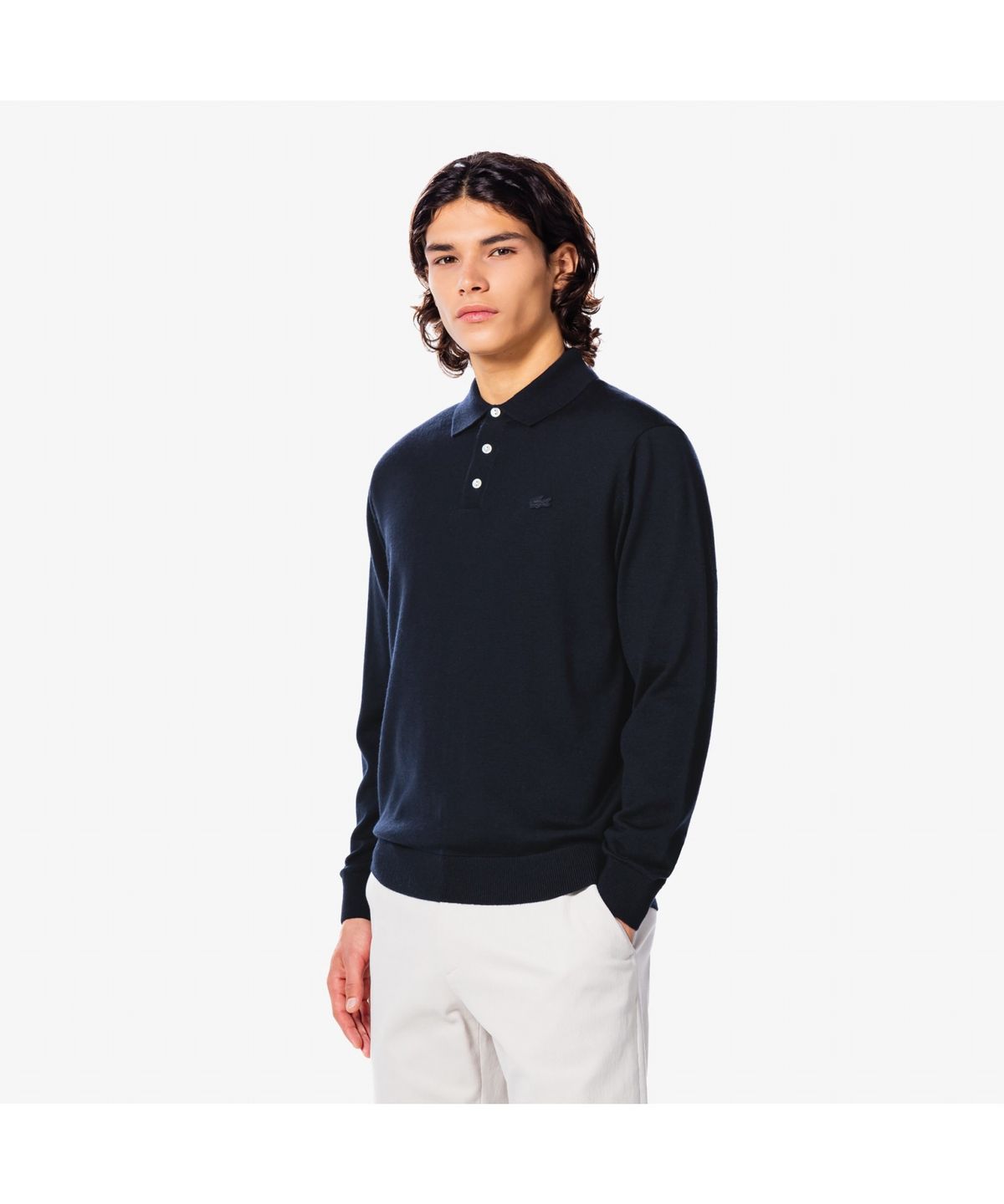 라코스테(LACOSTE) 남성 긴팔 폴로 스웨터 AH880E-55N 166