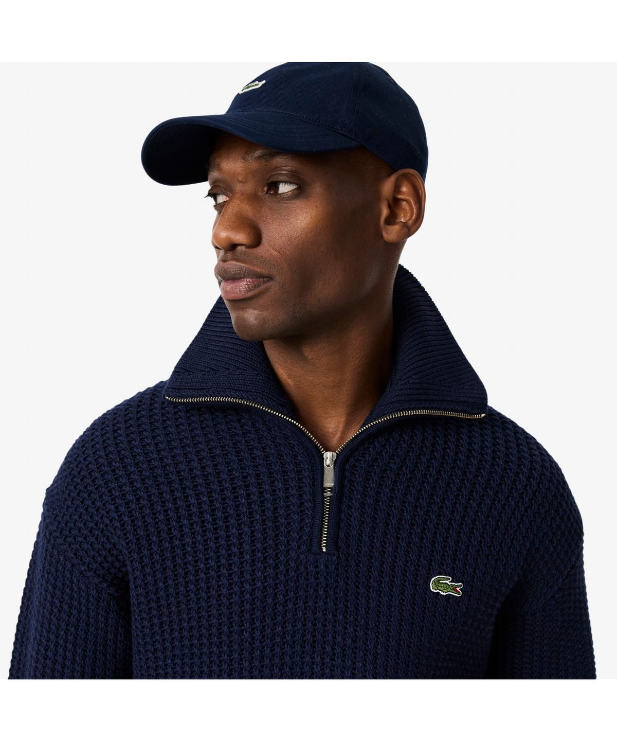라코스테(LACOSTE) 남성 스카시 조직 카라 스웨터 AH5205-55N 166