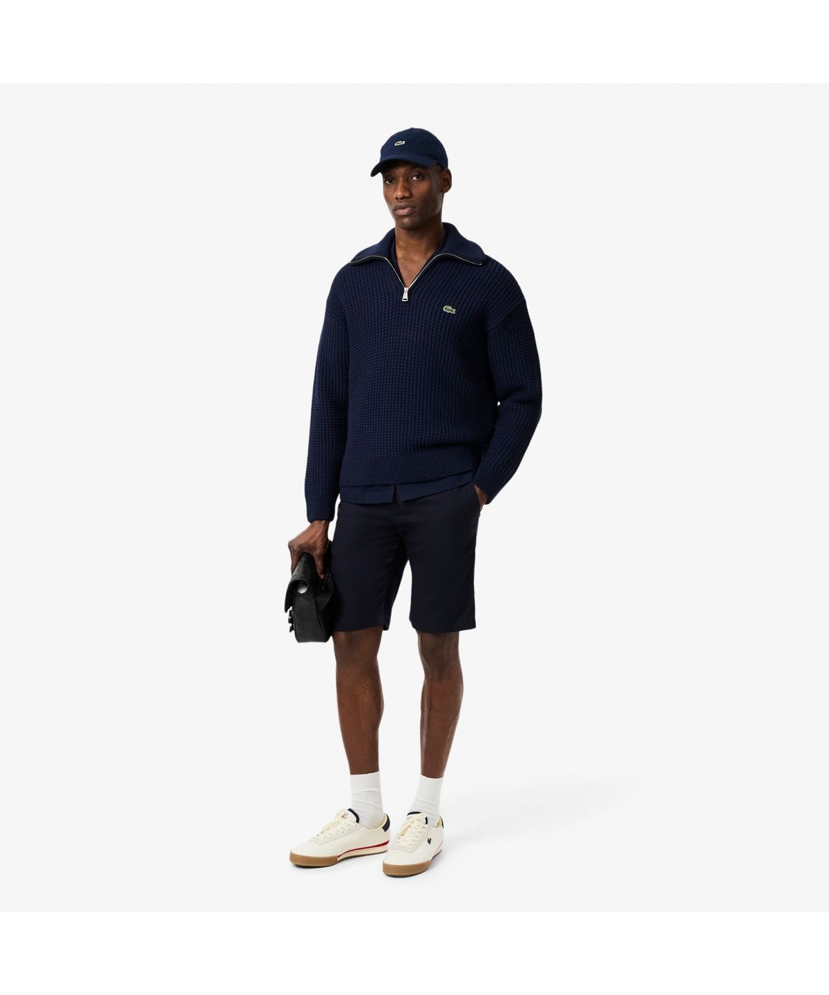 라코스테(LACOSTE) 남성 스카시 조직 카라 스웨터 AH5205-55N 166