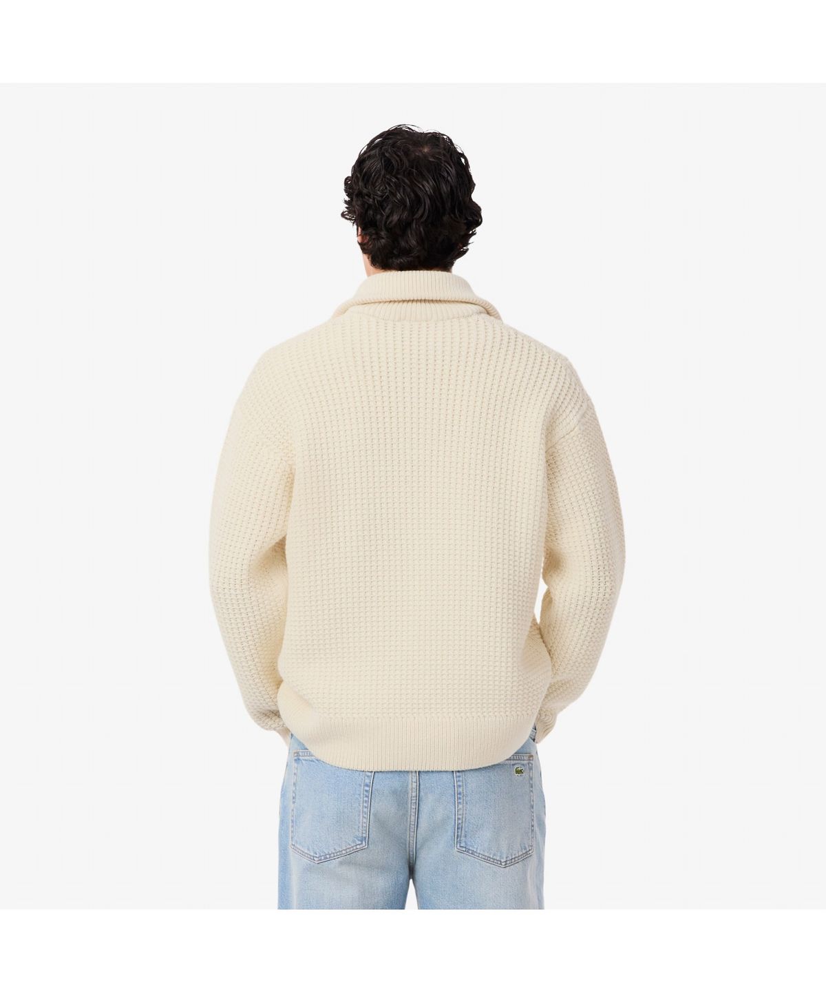 라코스테(LACOSTE) 남성 스카시 조직 카라 스웨터 AH5205-55N XFJ