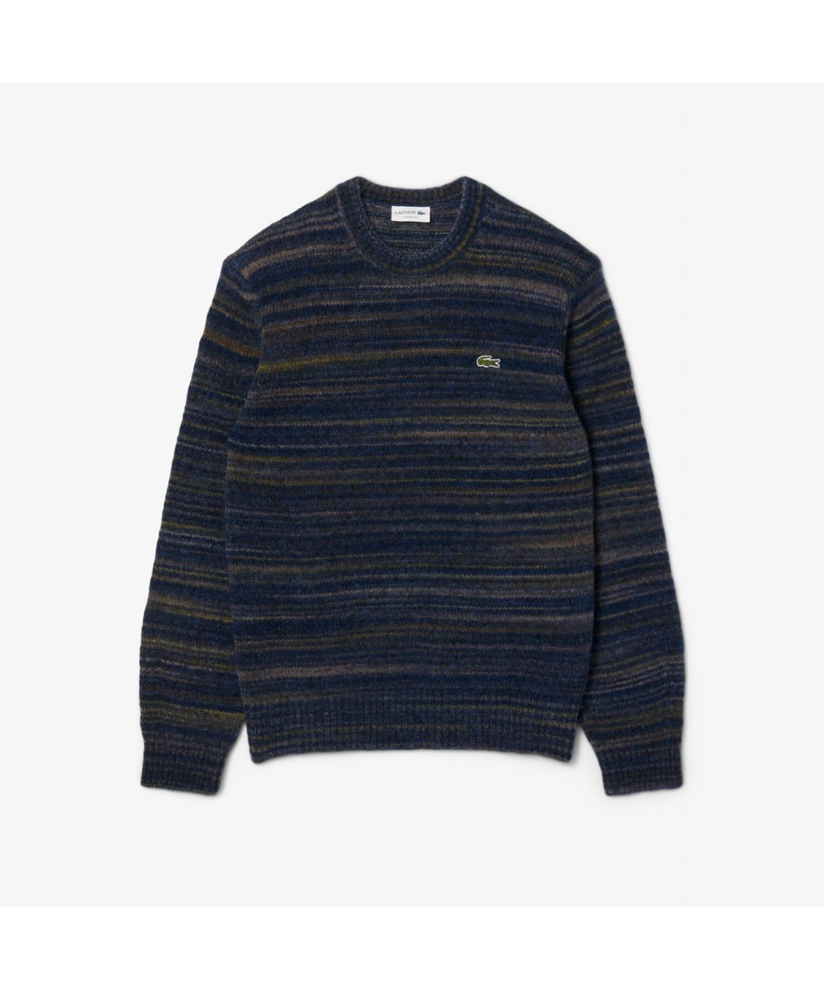라코스테(LACOSTE) 남성 스트라이프 크루넥 스웨터 AH5221-55N L0K