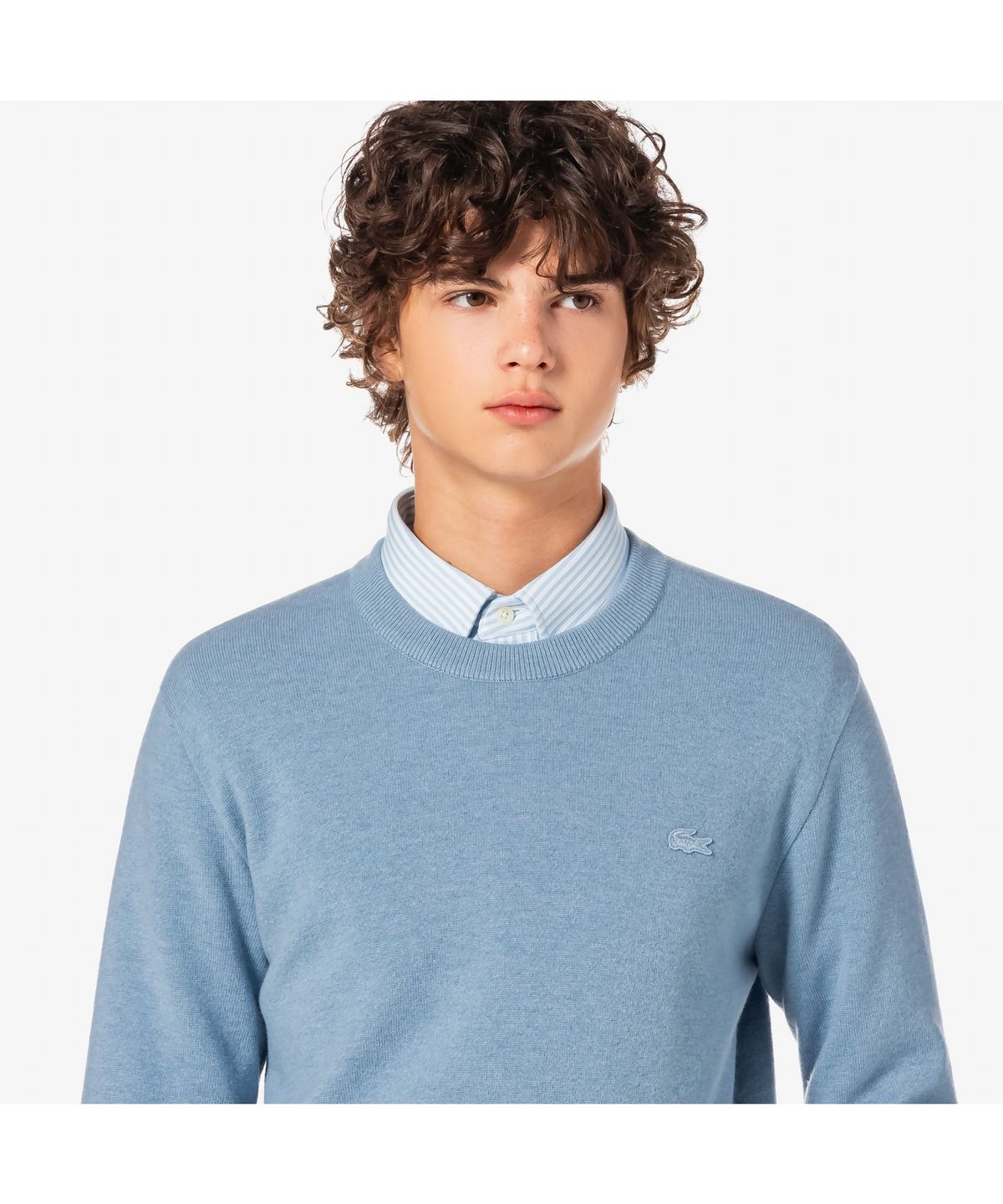 라코스테(LACOSTE) 남성 베이직 크루넥 풀오버 AH596E-55N HBP