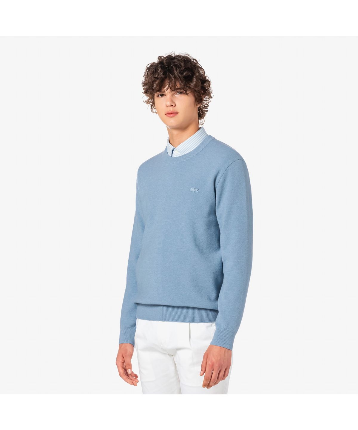 라코스테(LACOSTE) 남성 베이직 크루넥 풀오버 AH596E-55N HBP
