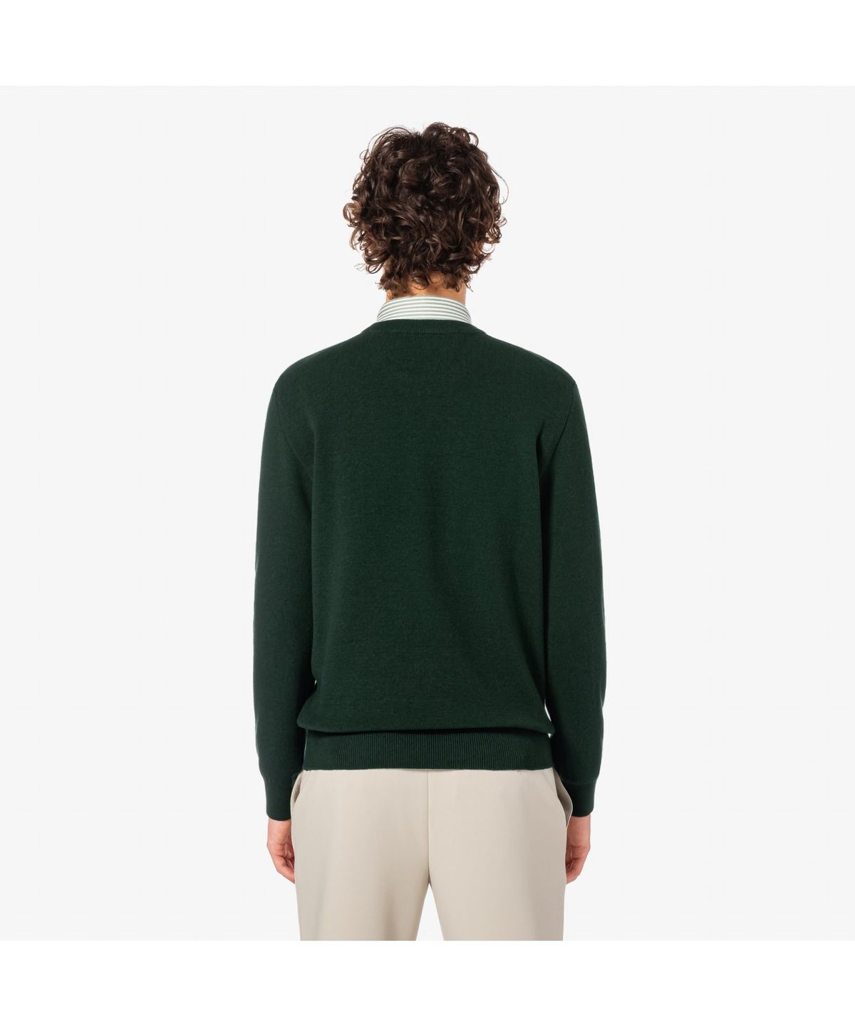 라코스테(LACOSTE) 남성 베이직 크루넥 풀오버 AH596E-55N YZP