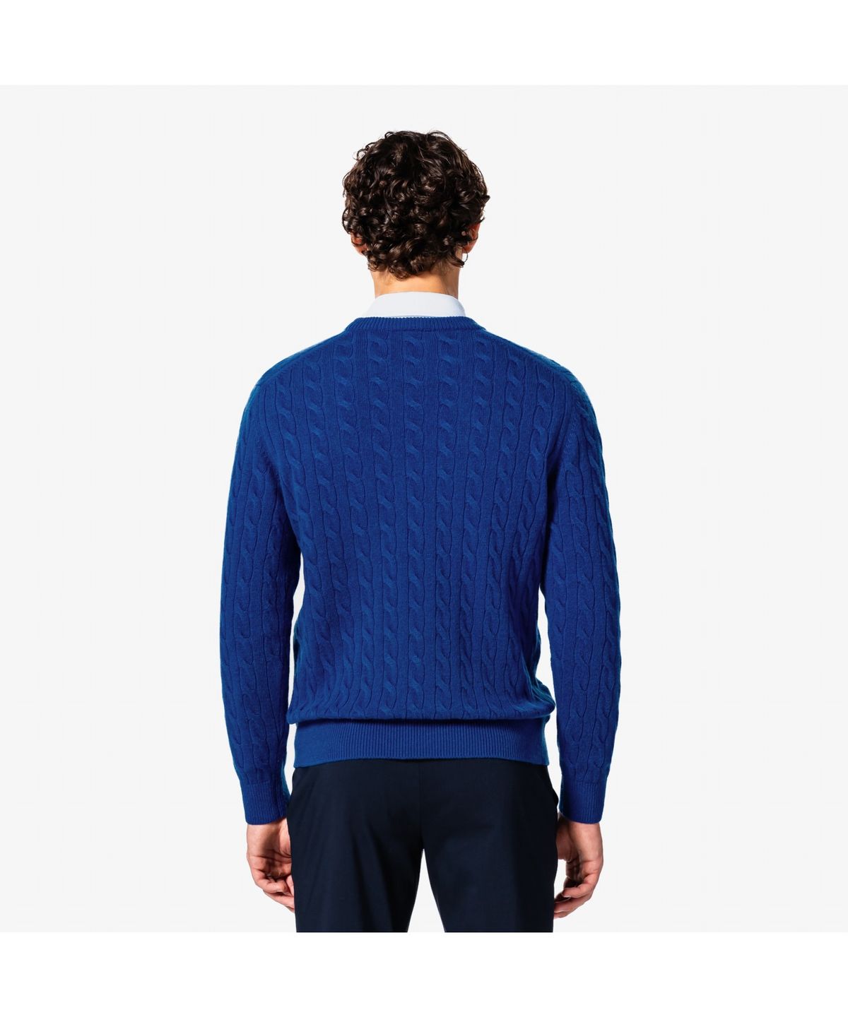 라코스테(LACOSTE) 남성 케이블 크루넥 풀오버 AH816E-55N C4X