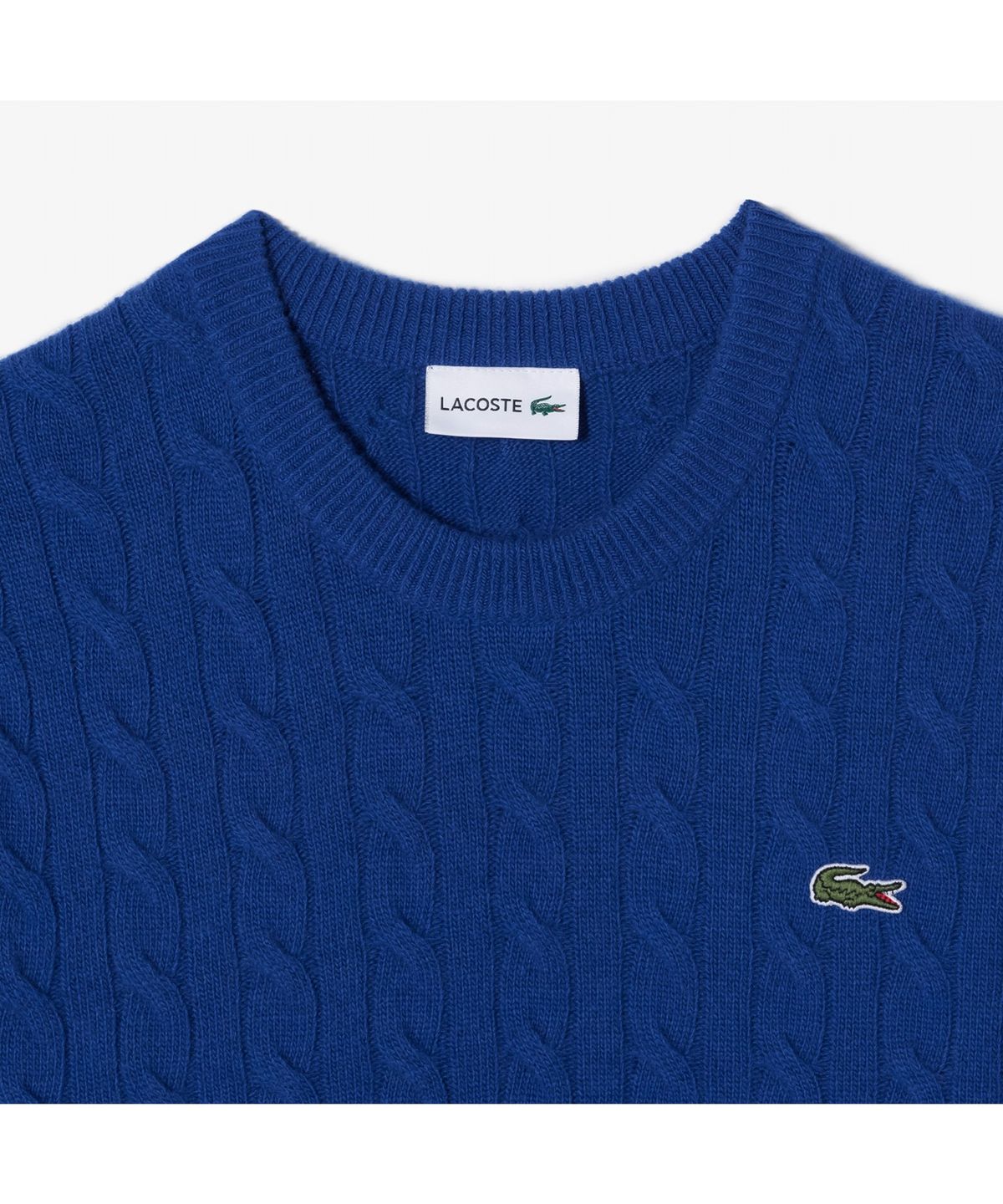 라코스테(LACOSTE) 남성 케이블 크루넥 풀오버 AH816E-55N C4X