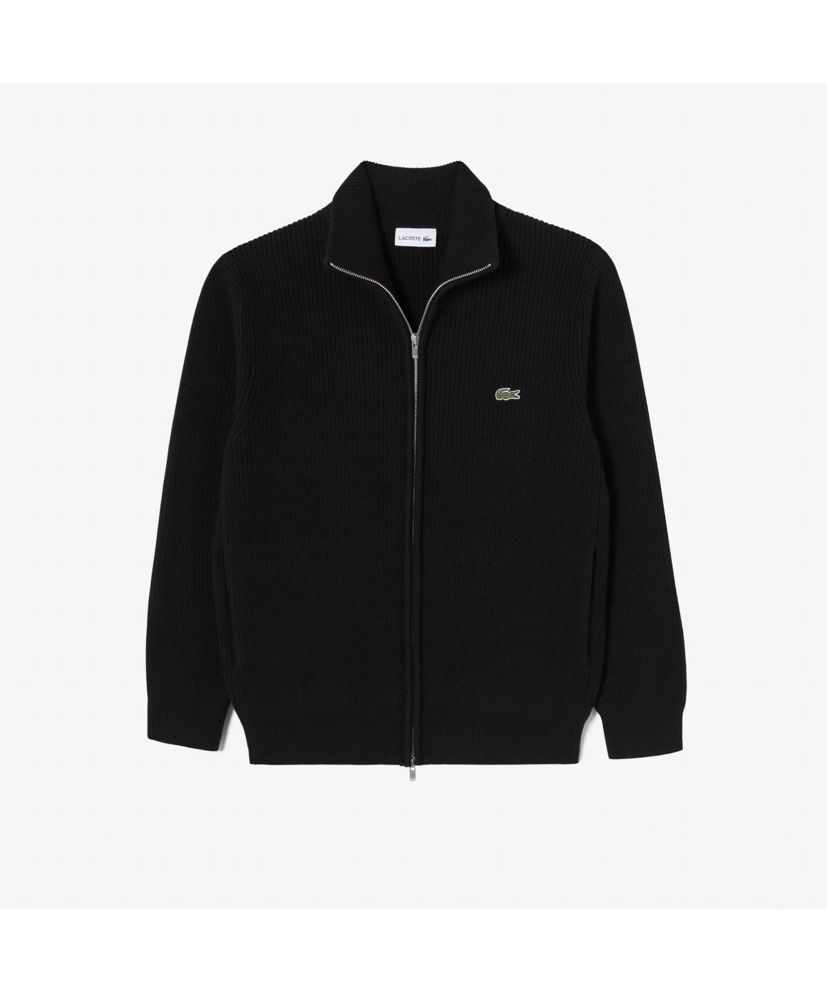 라코스테(LACOSTE) 남성 립조직 풀집업 가디건 AH155E-55N 031