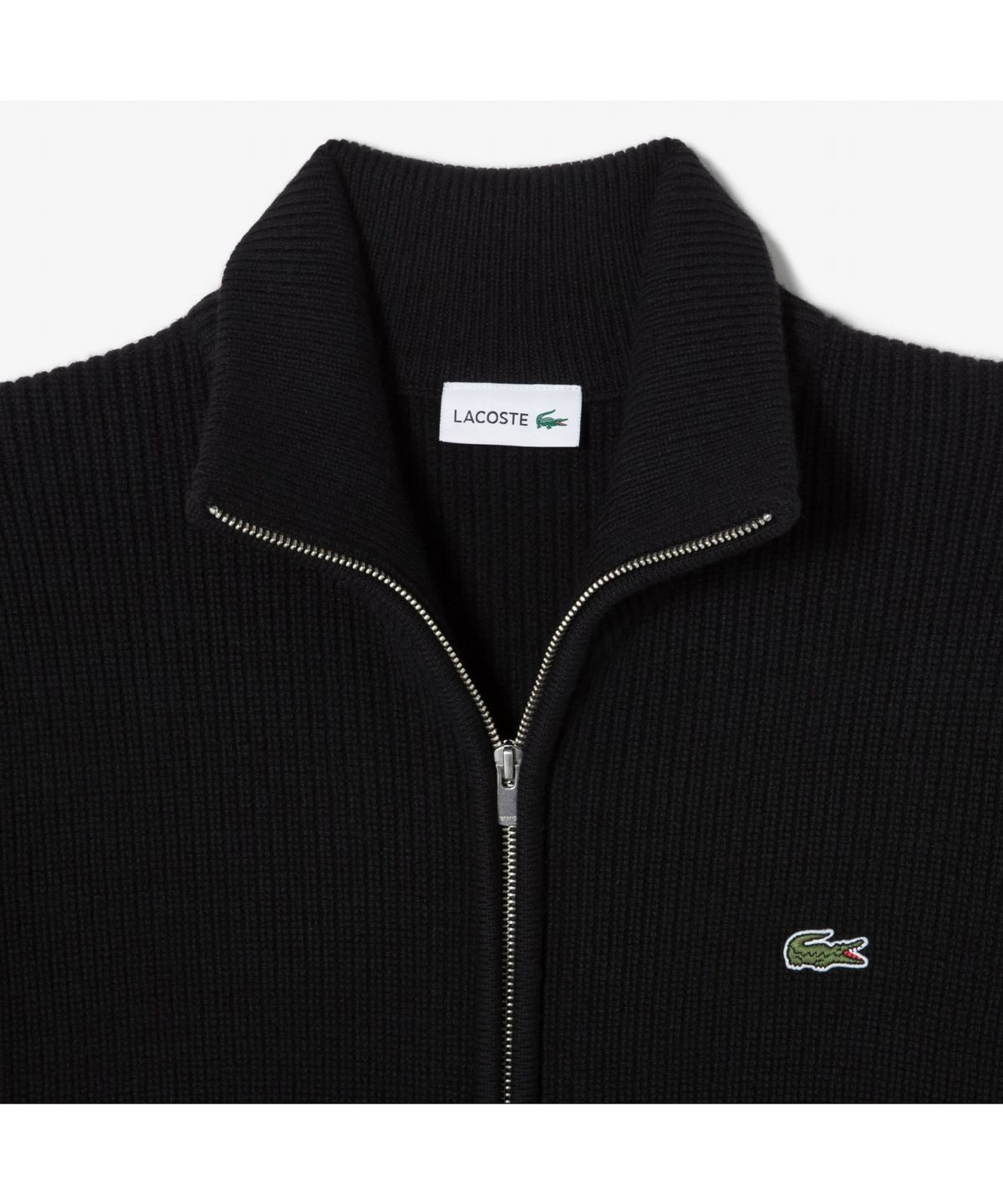 라코스테(LACOSTE) 남성 립조직 풀집업 가디건 AH155E-55N 031