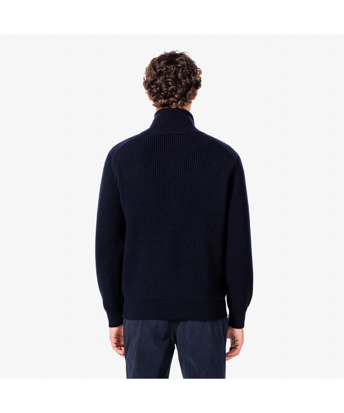 라코스테(LACOSTE) 남성 립조직 풀집업 가디건 AH155E-55N 166