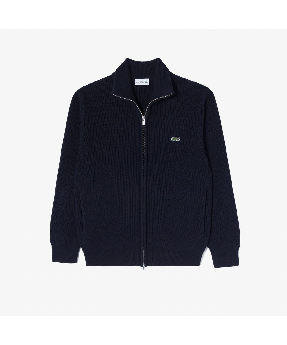 라코스테(LACOSTE) 남성 립조직 풀집업 가디건 AH155E-55N 166