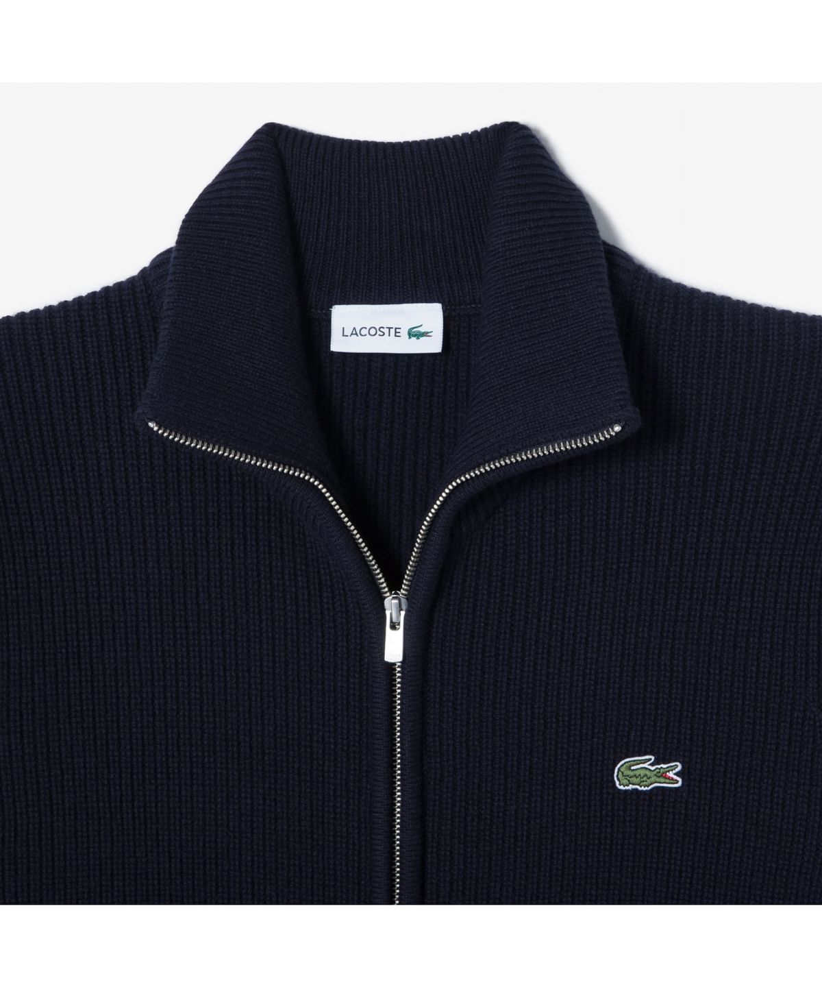 라코스테(LACOSTE) 남성 립조직 풀집업 가디건 AH155E-55N 166