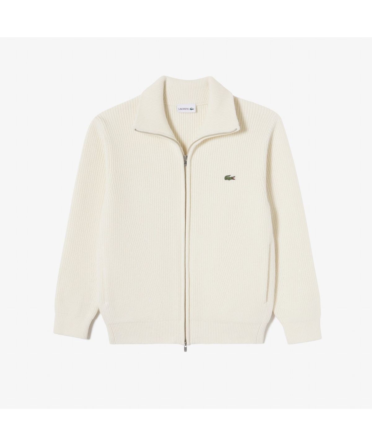 라코스테(LACOSTE) 남성 립조직 풀집업 가디건 AH155E-55N 70V