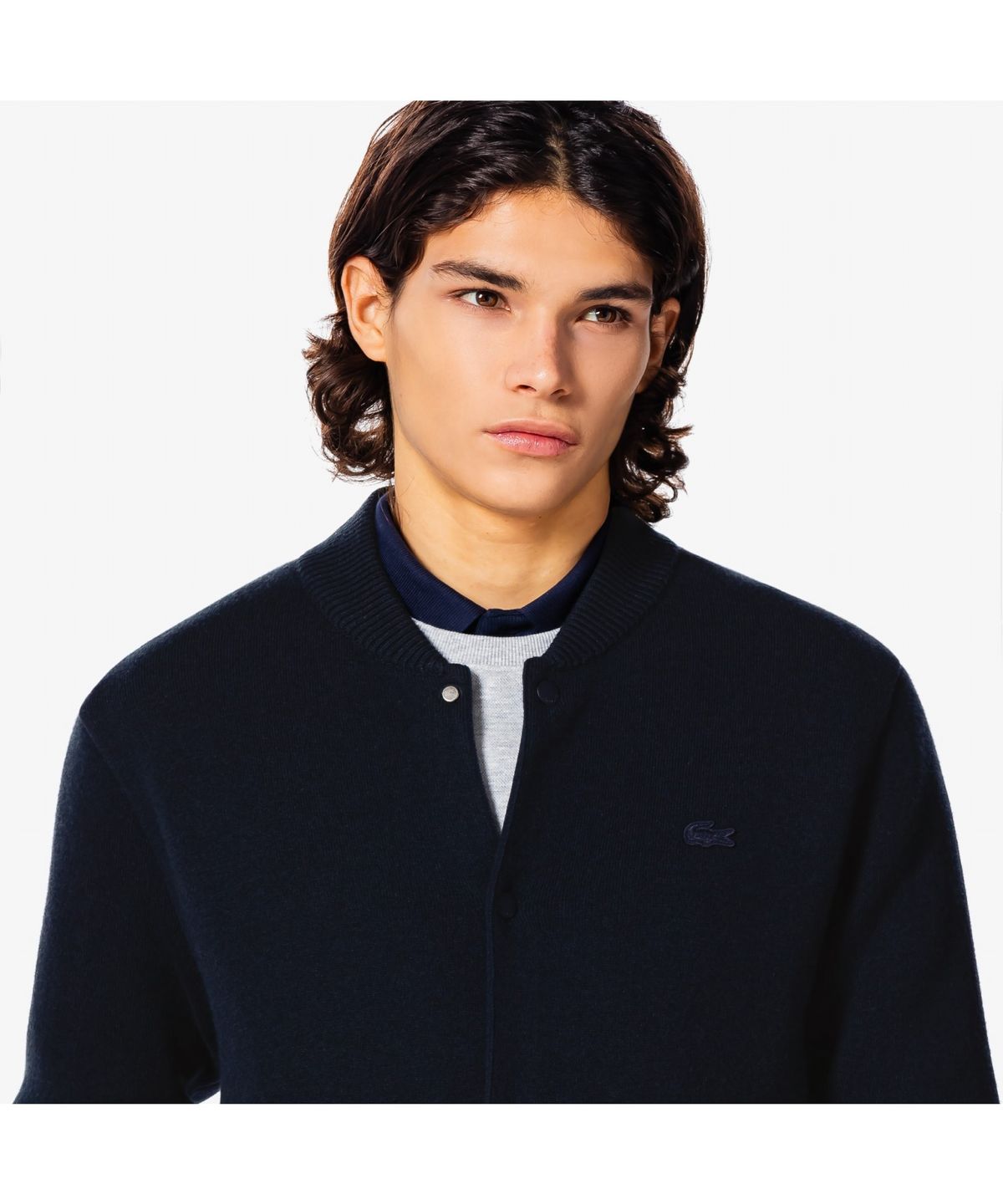 라코스테(LACOSTE) 남성 더블페이스 스타디움 가디건 AH331E-55N 166