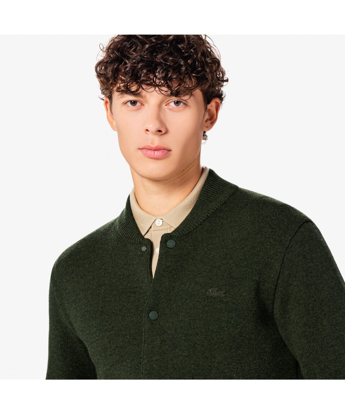 라코스테(LACOSTE) 남성 더블페이스 스타디움 가디건 AH331E-55N L7A