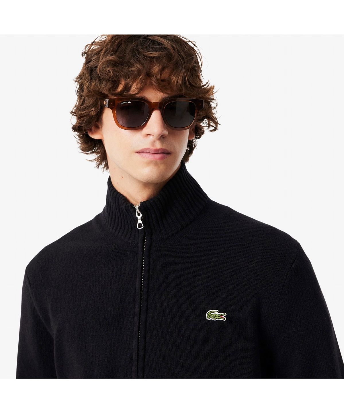 라코스테(LACOSTE) 남성 방모 풀집업 가디건 AH5181-55N 031