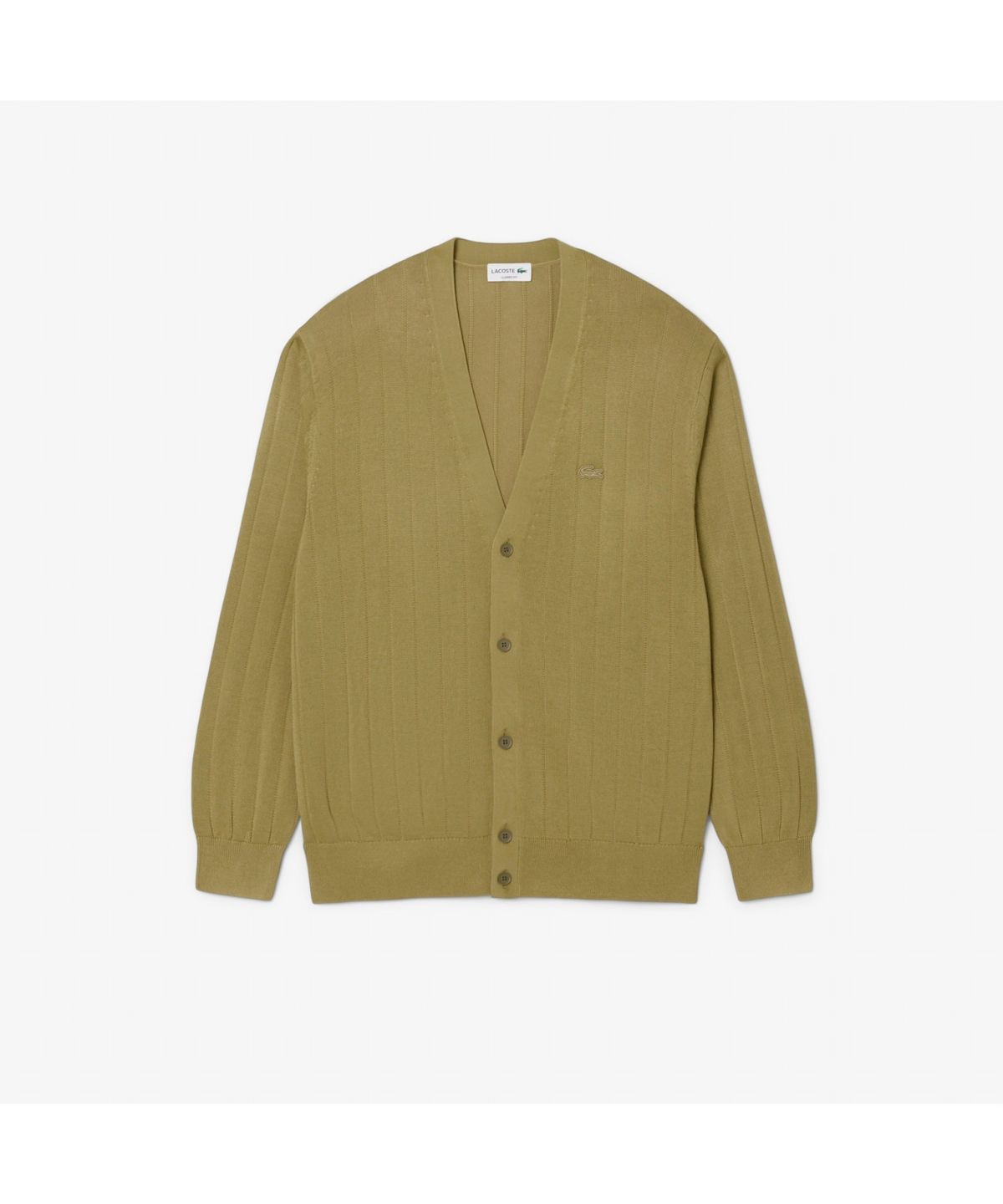 라코스테(LACOSTE) 남성 코튼 립 가디건 AH5338-55N E9F