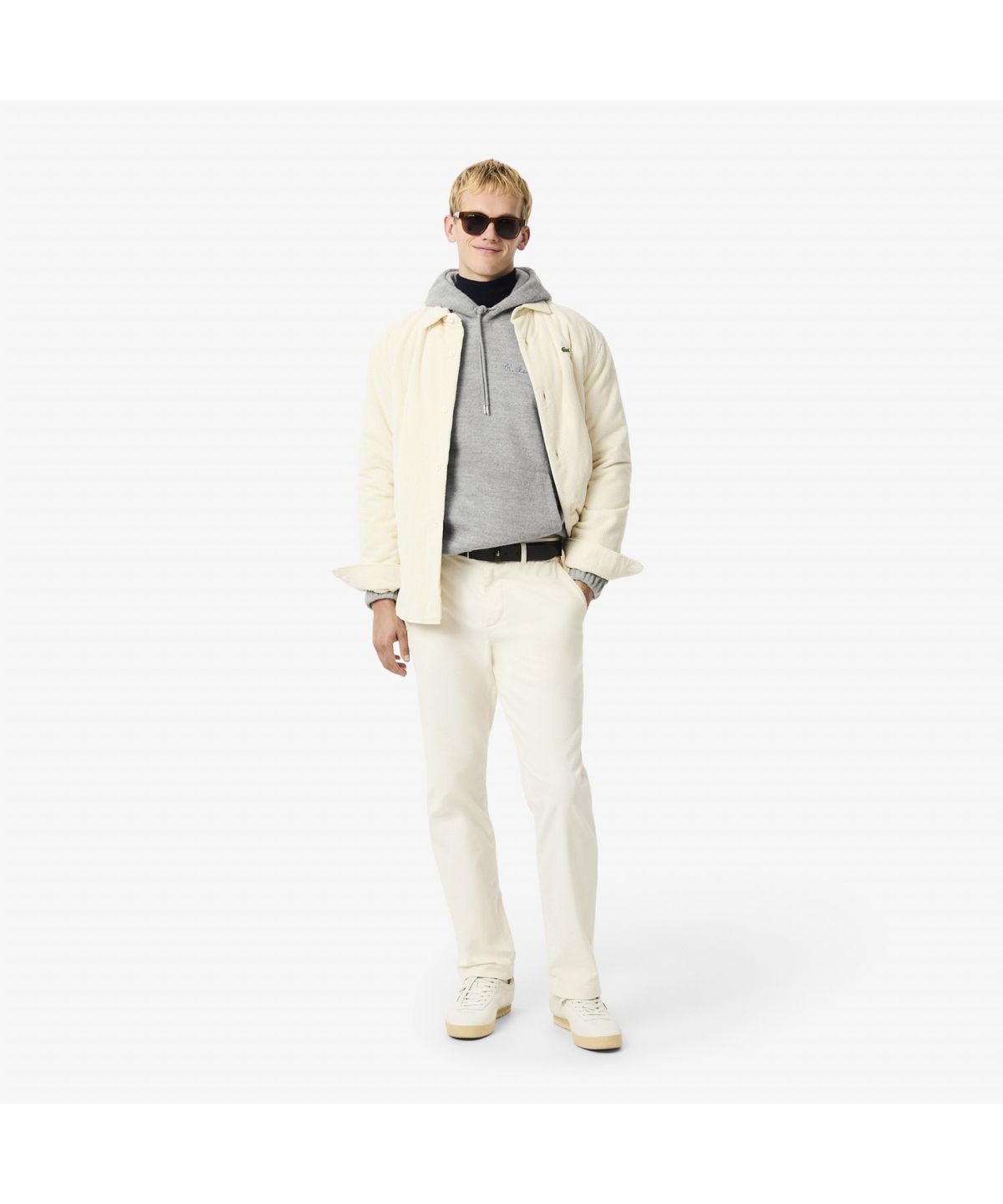라코스테(LACOSTE) 남성 PARIS PACK 플란넬 후드 풀오버 SH5502-55N CCA