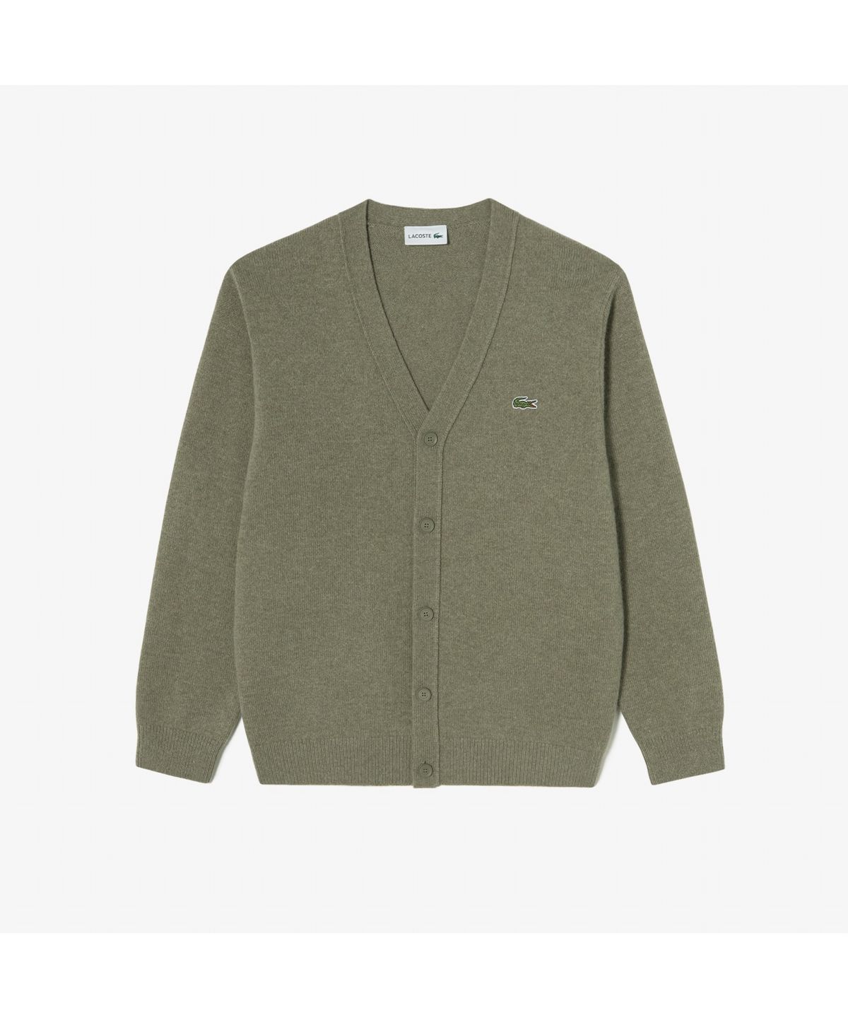 라코스테(LACOSTE) 남성 브이넥 방모 가디건 AH660E-55N E9F