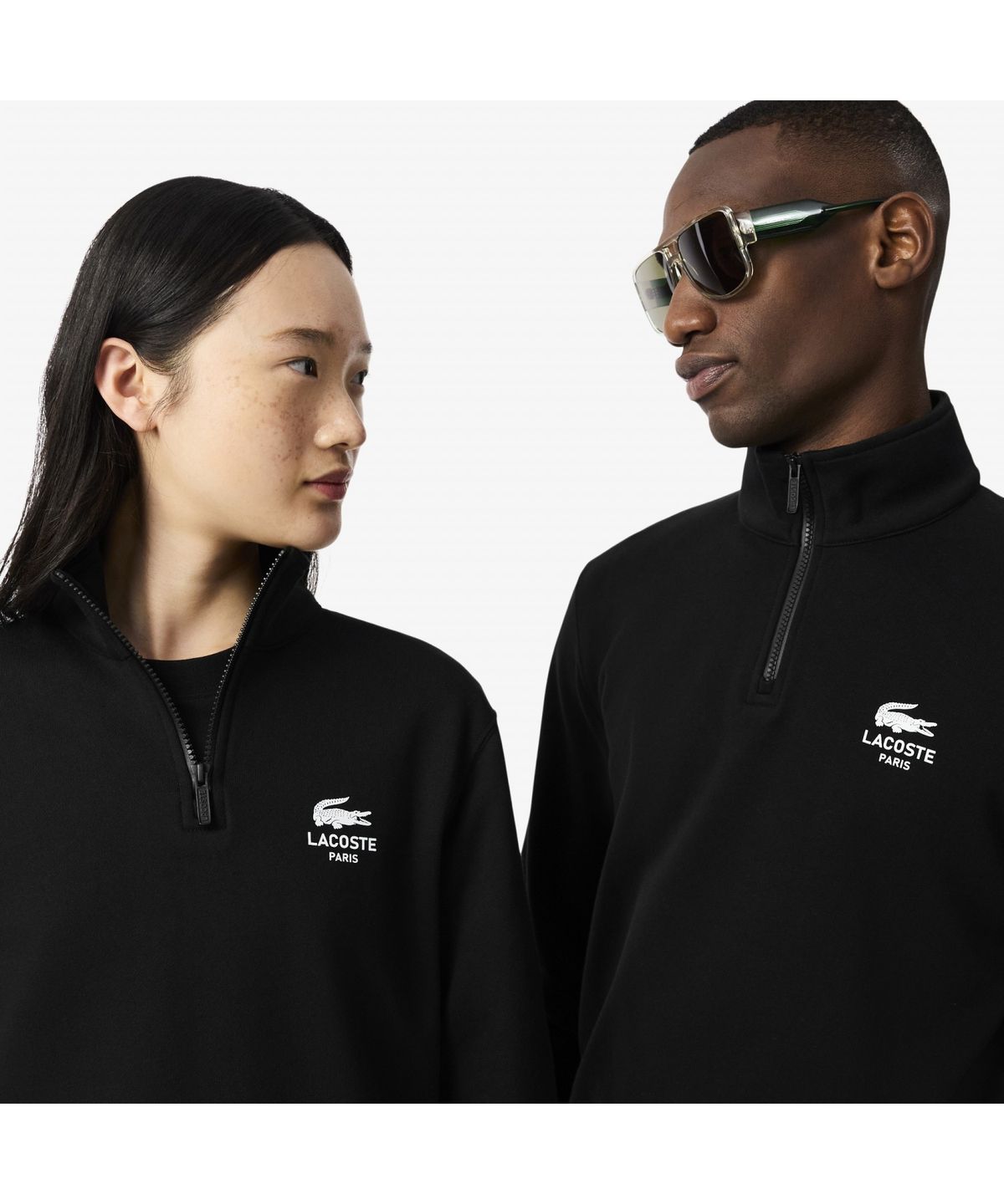 라코스테(LACOSTE) 남성 소프트브랜딩 캐주얼 하프집업 스웻셔츠 SH2735-55N 031