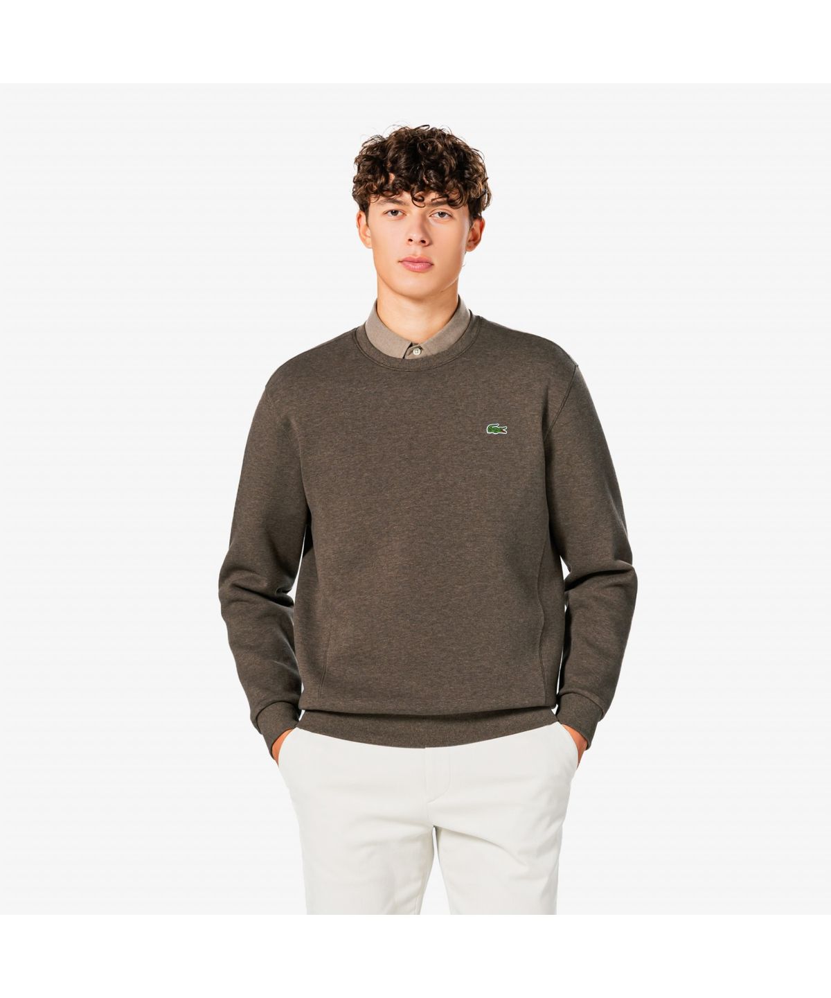 라코스테(LACOSTE) 남성 테크니컬 크루넥 스웻셔츠 SH615E-55N SKB